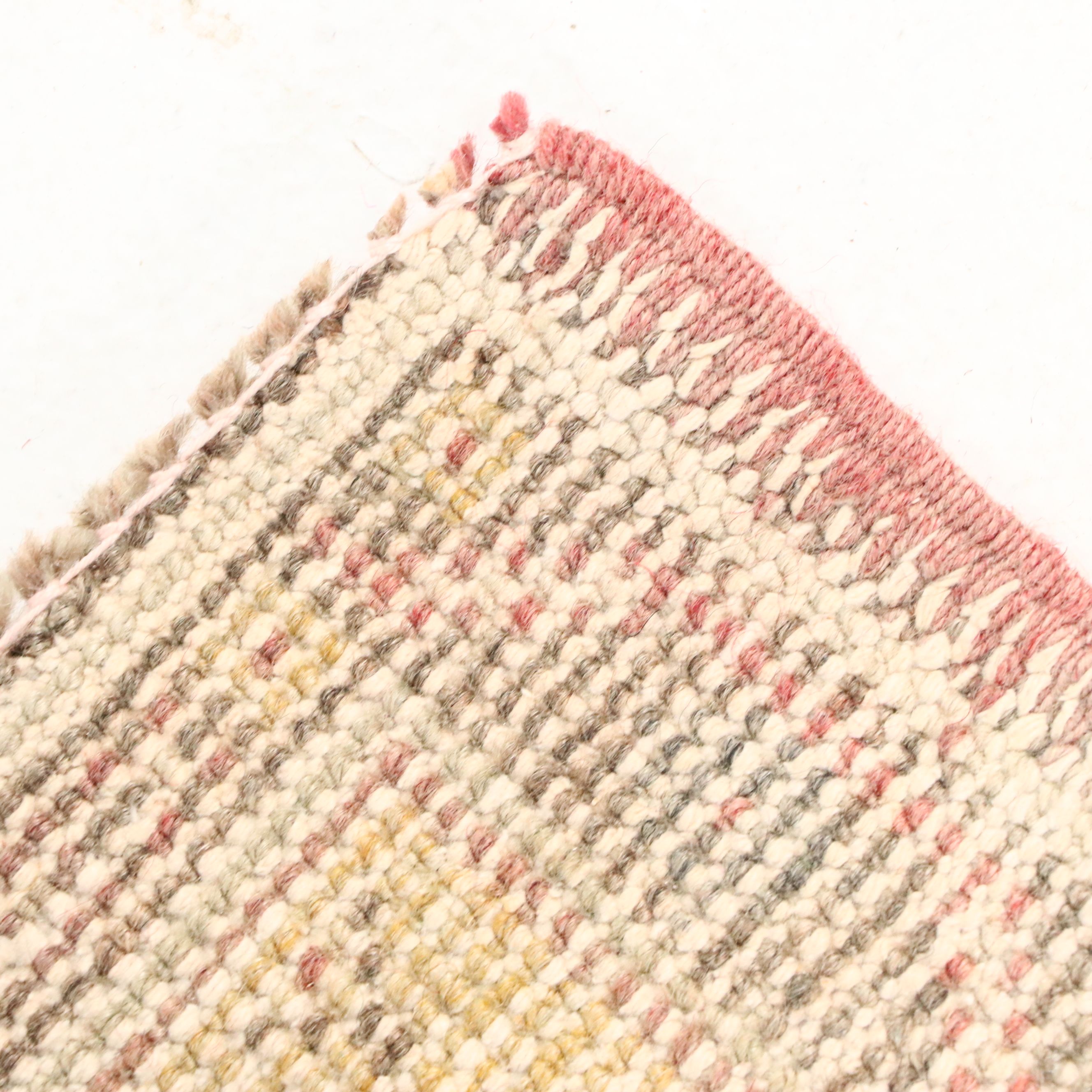 3'8 x 5'7 Hand-Knotted Turkish Anatolian Area Rug