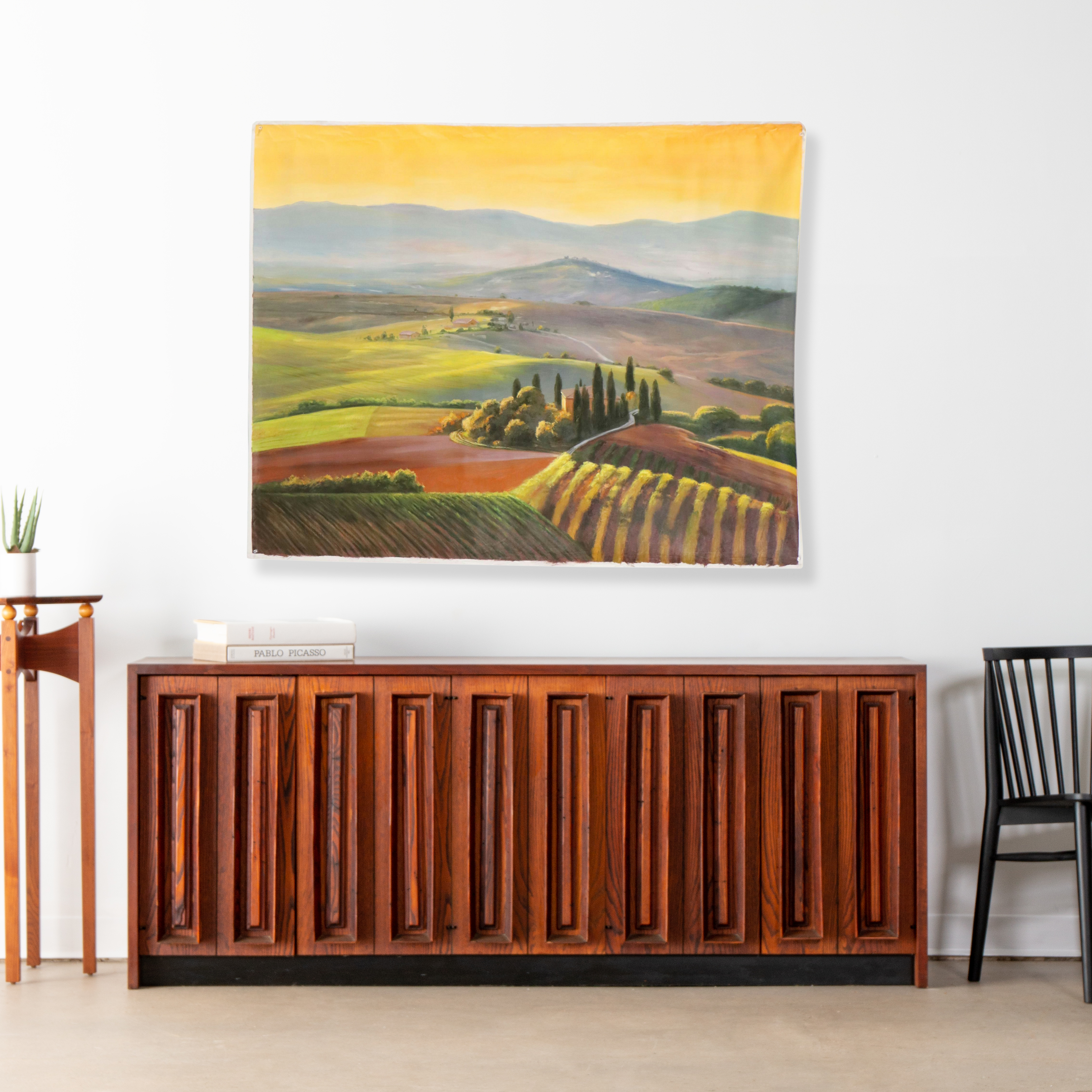 Xie Oil Painting "A Day in Tuscany," Circa 2026