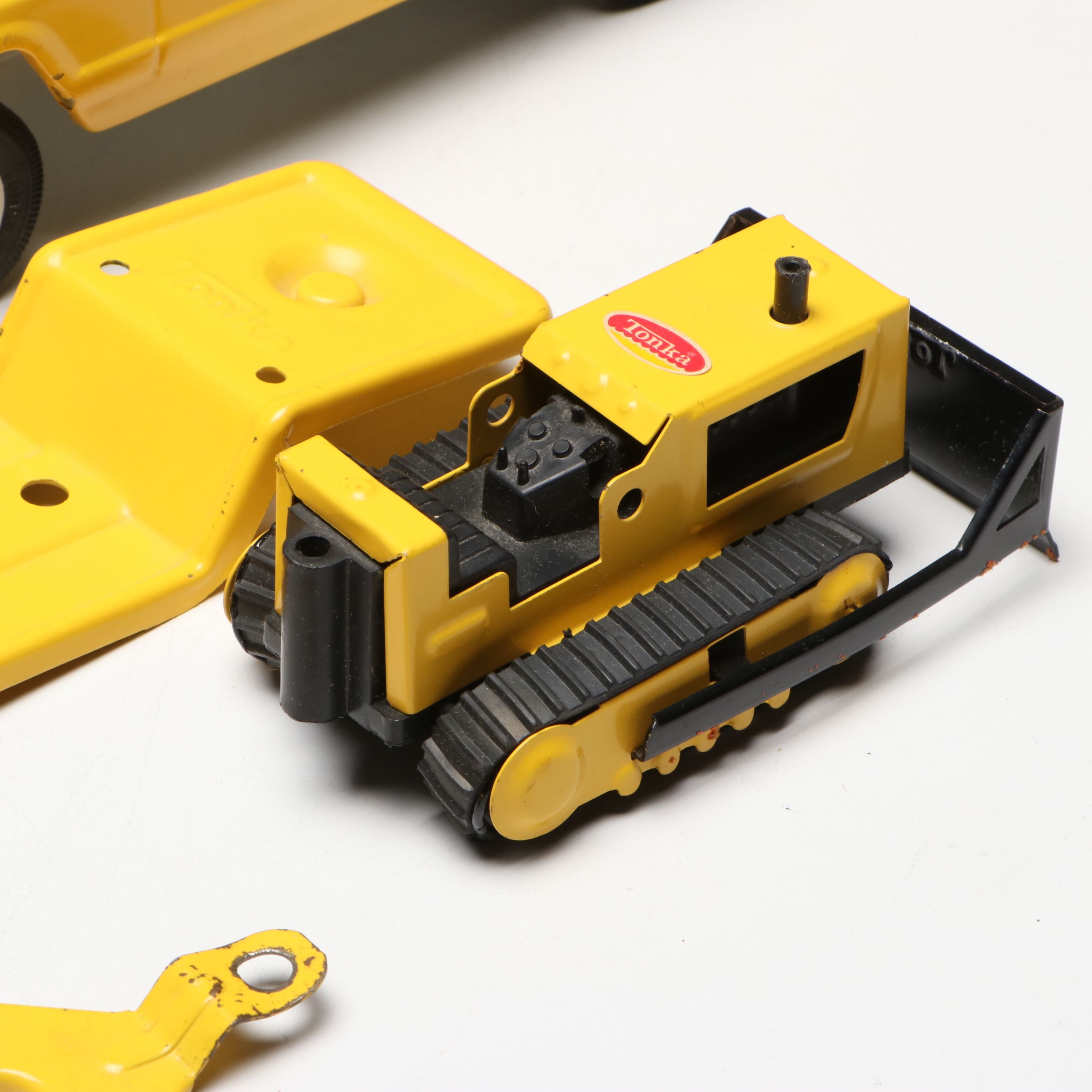 Mighty Tonka Front-End Loader, Dump Truck and More Vintage Diecast Trucks