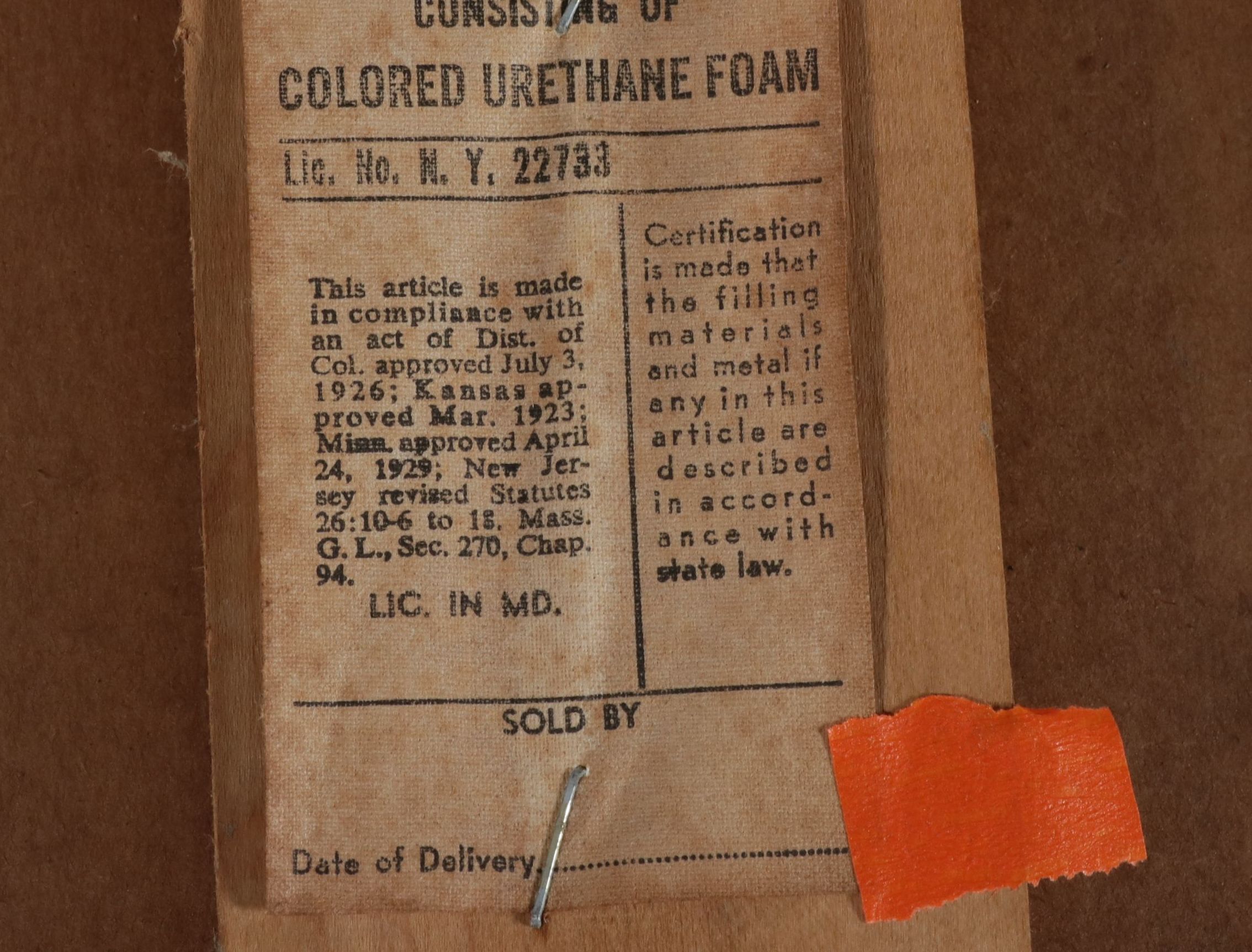 Mid Century Modern Turquoise Vinyl Lounge Chair