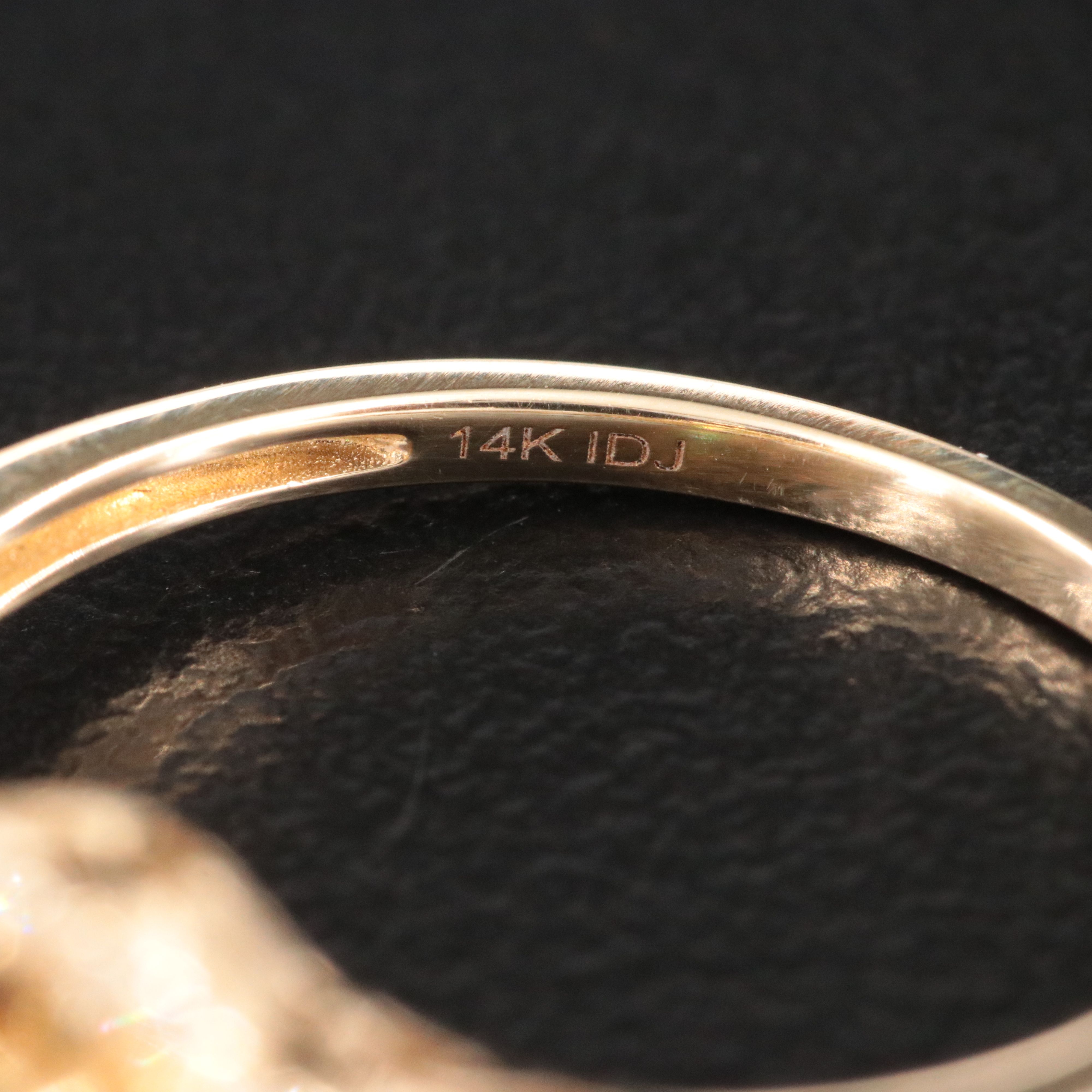 14K 1.04 CT Sapphire and Diamond Ring