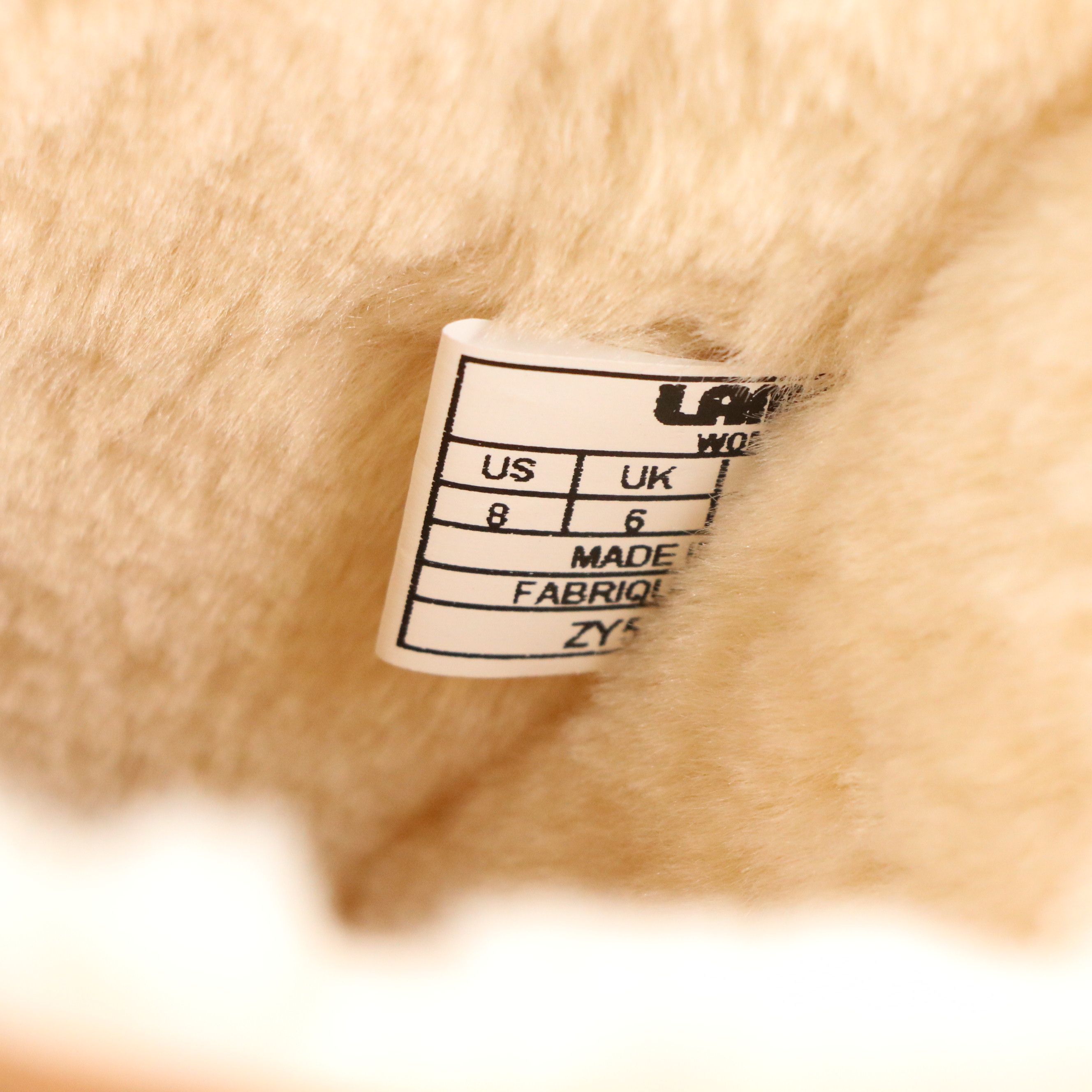 LAMO "Juarez" Sheepskin Lined Multicolor Yarn Boots, With Box