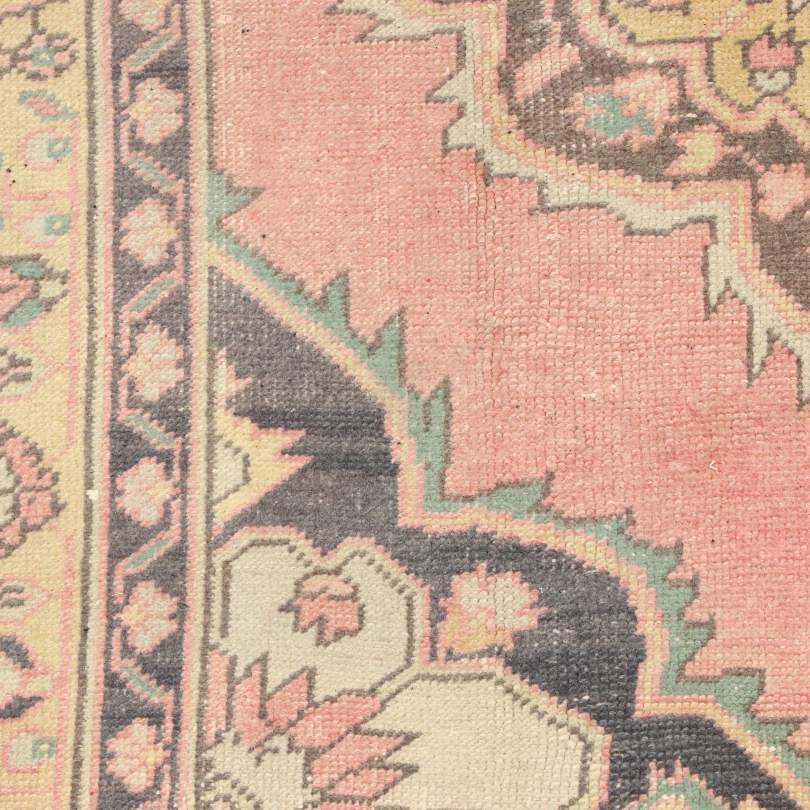 4'7 x 11'5 Hand-Knotted Persian Hamadan Long Rug