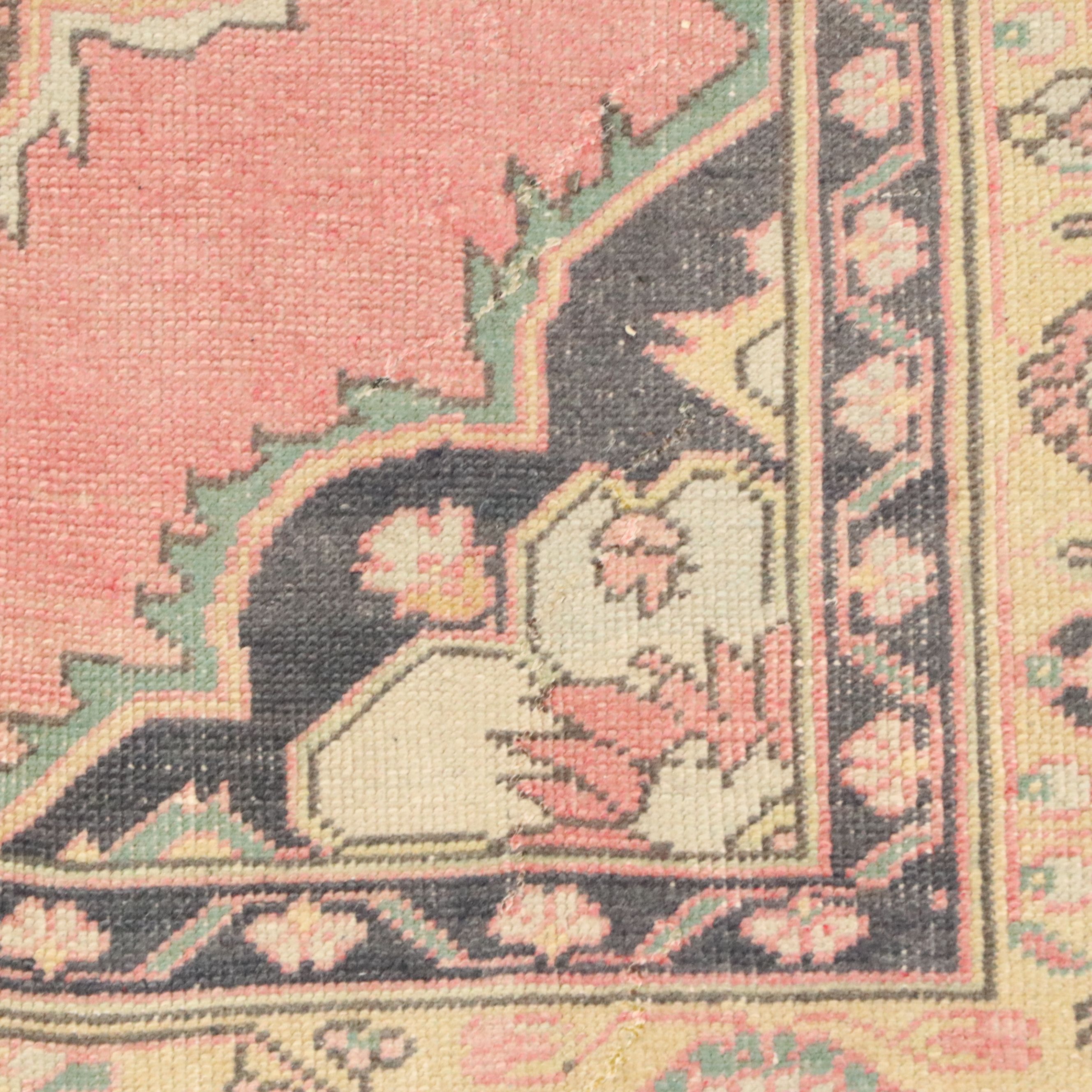 4'7 x 11'5 Hand-Knotted Persian Hamadan Long Rug