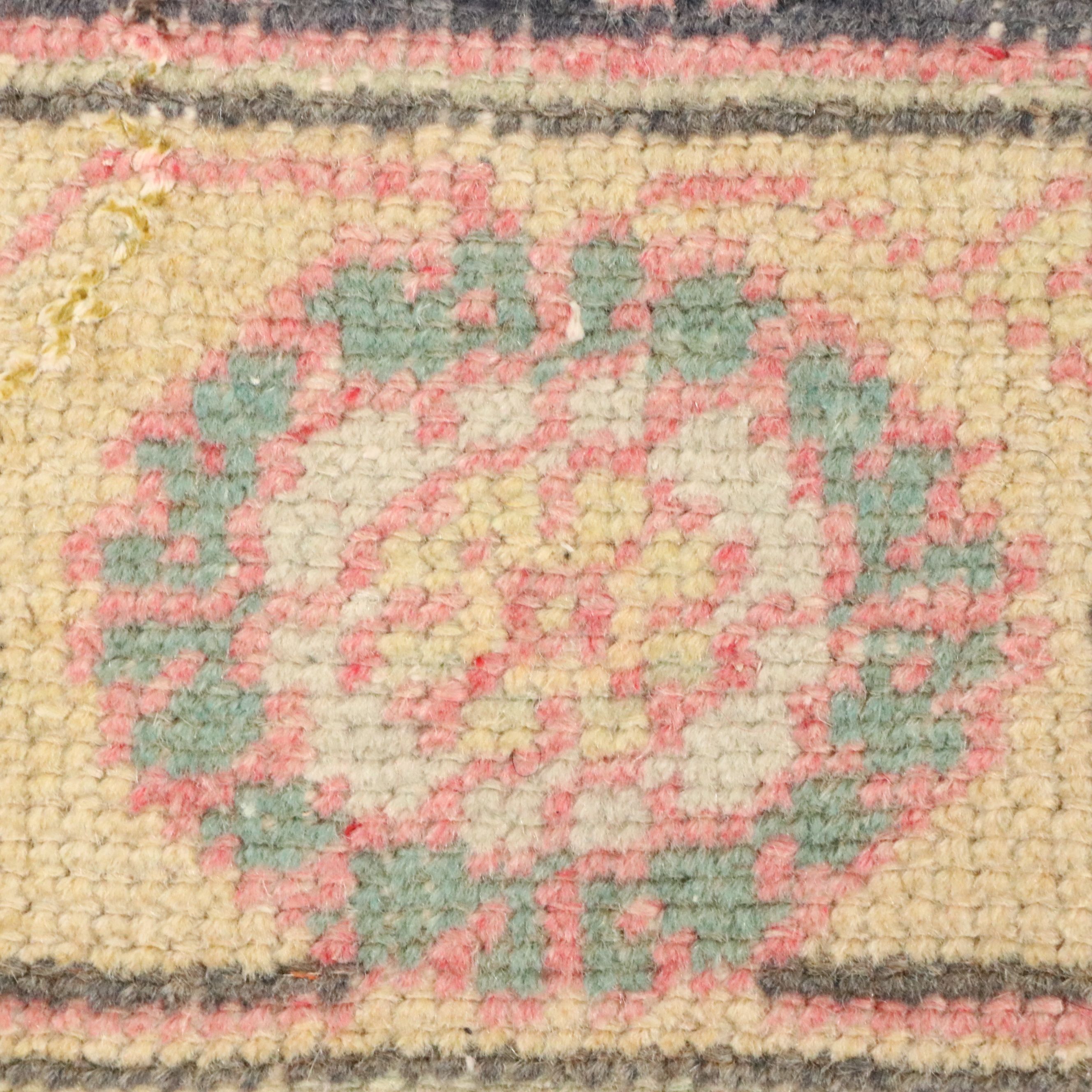 4'7 x 11'5 Hand-Knotted Persian Hamadan Long Rug