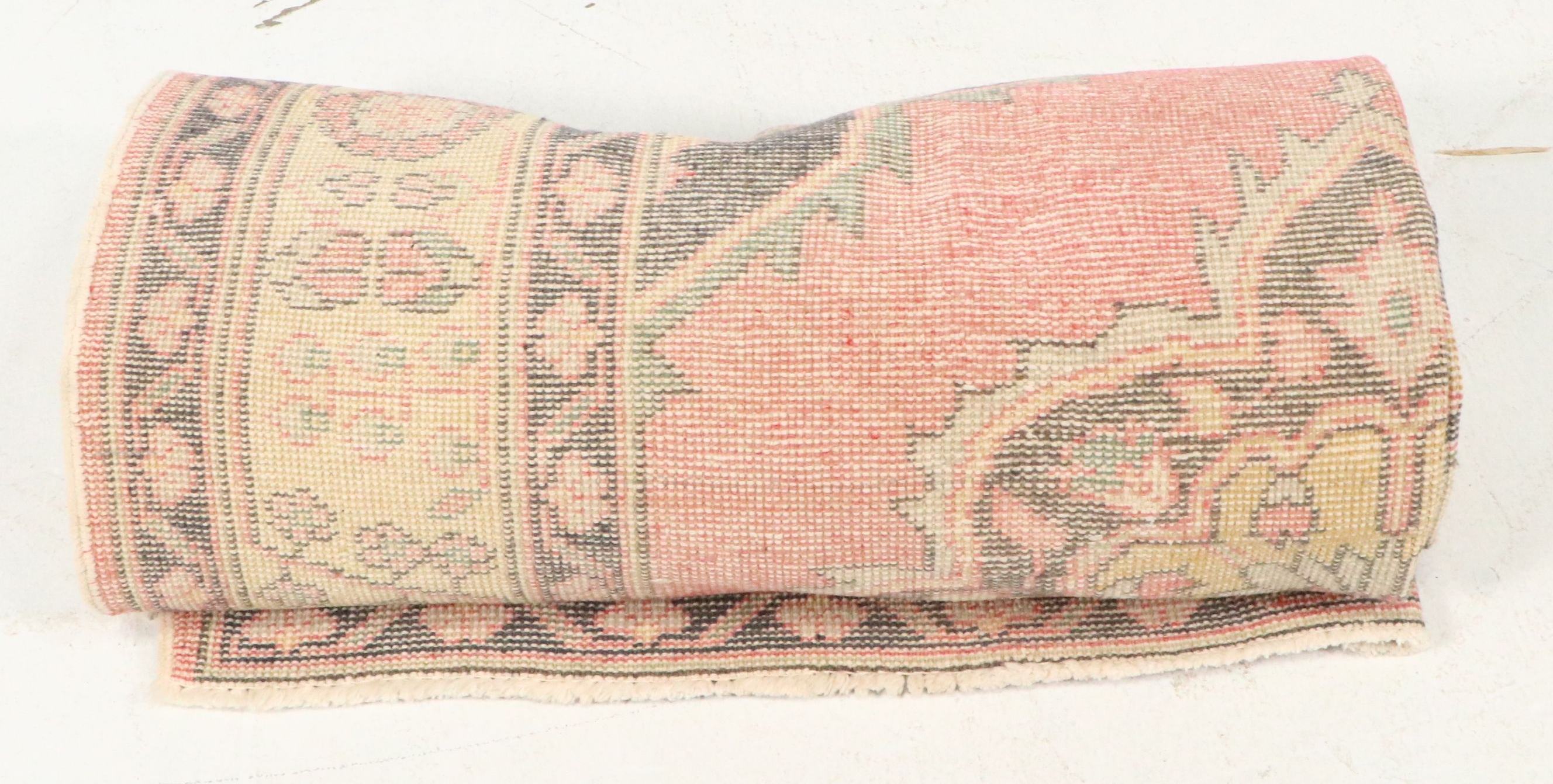 4'7 x 11'5 Hand-Knotted Persian Hamadan Long Rug