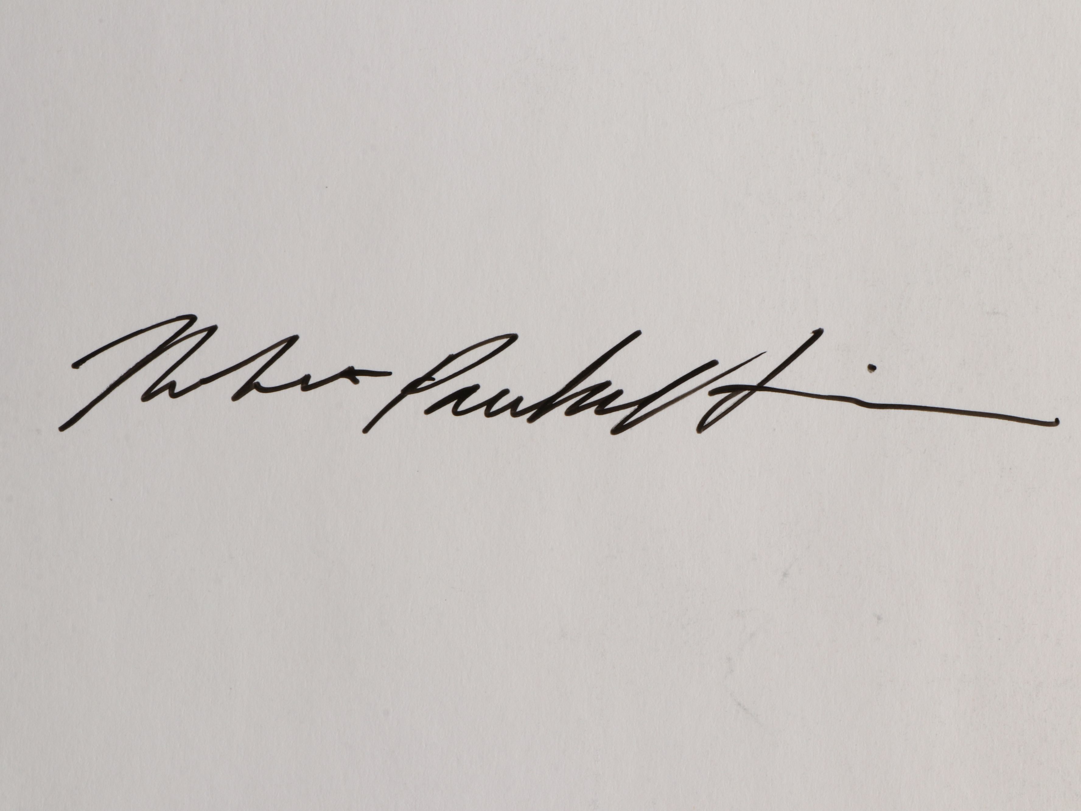 Signed Limited Edition "The Architect's Brother" by Robert ParkeHarrison, 2000