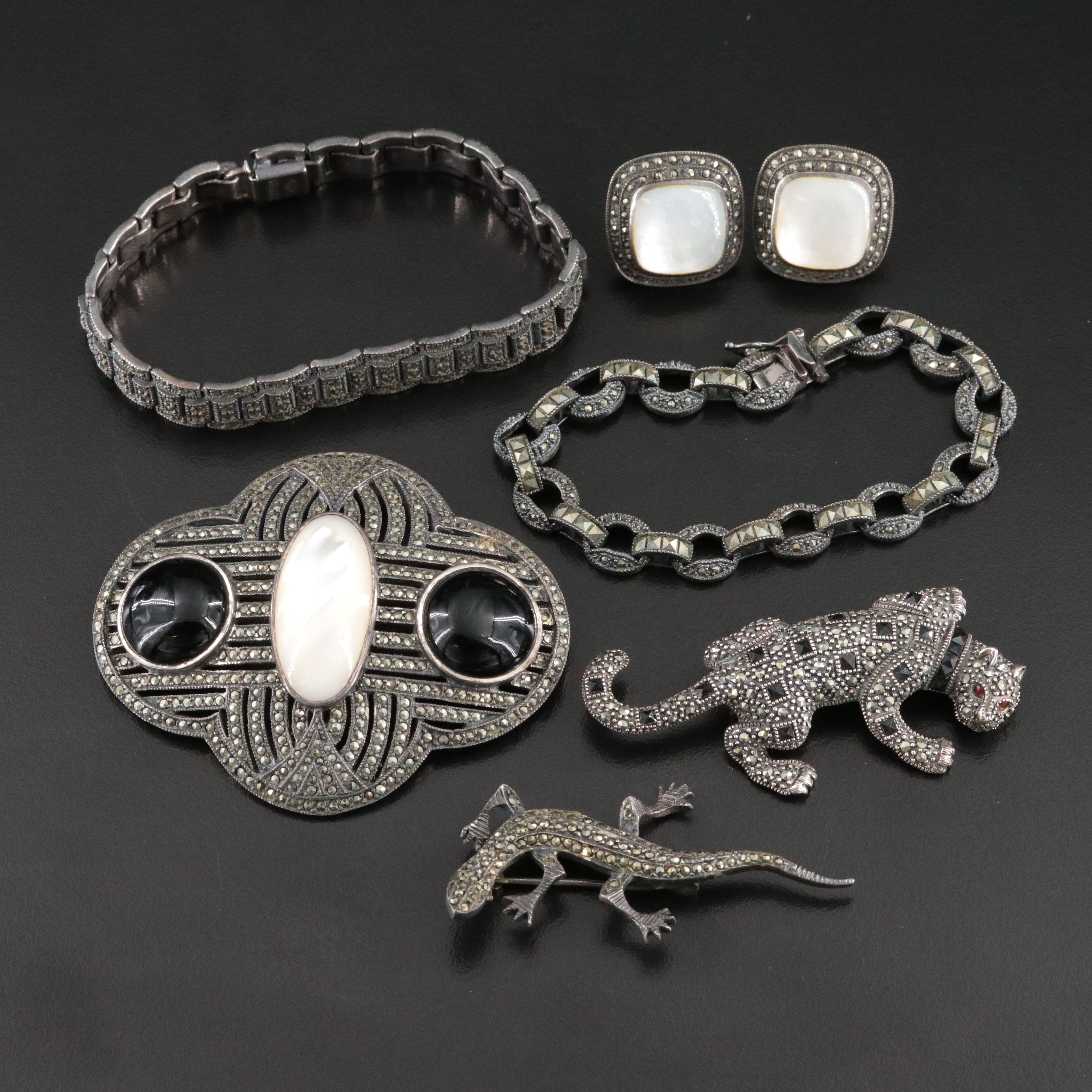 Judith Jack Featured in Sterling Jewelry Collection with Mother-of-Pearl