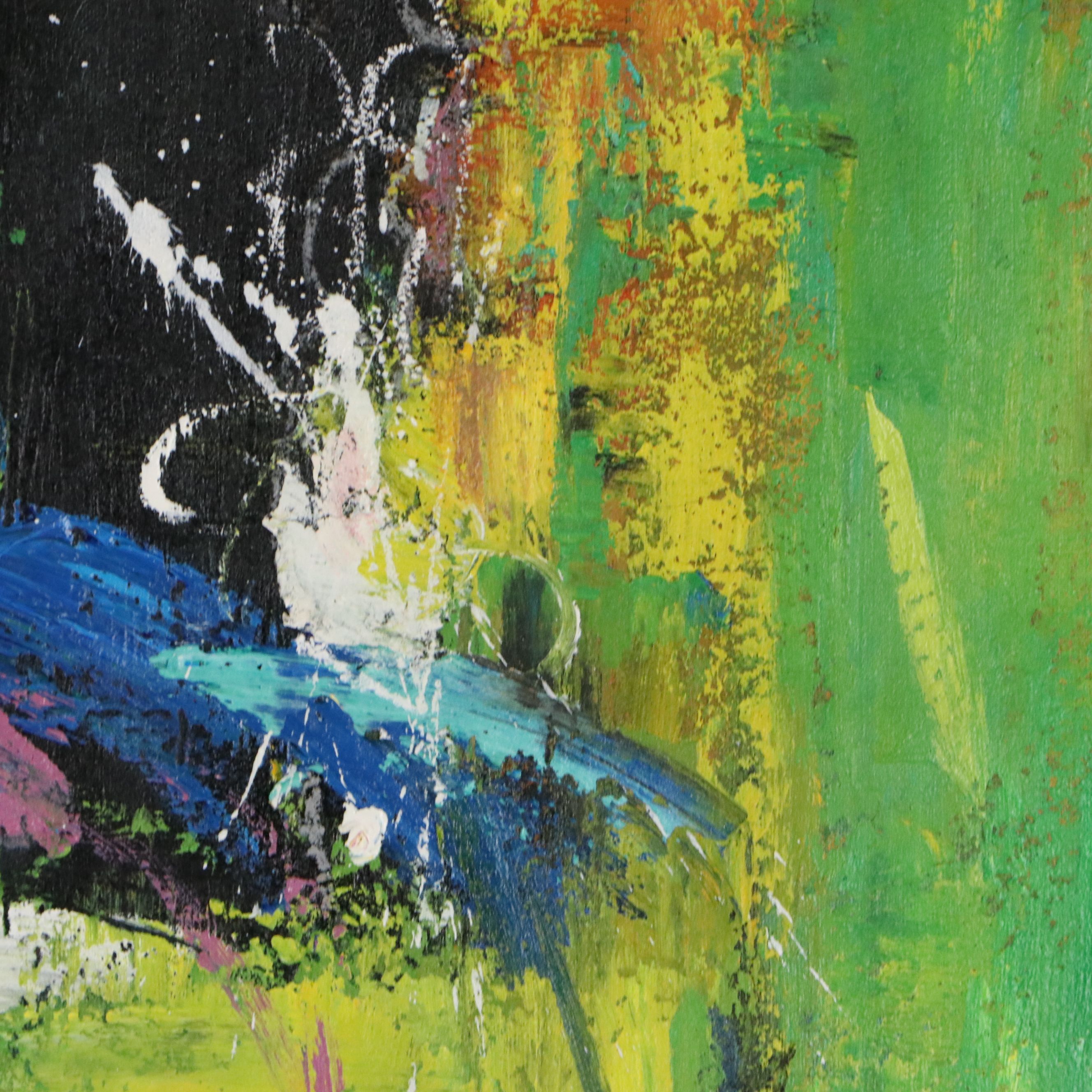 Adan Abstract Oil Painting "His Mind's Abstract"