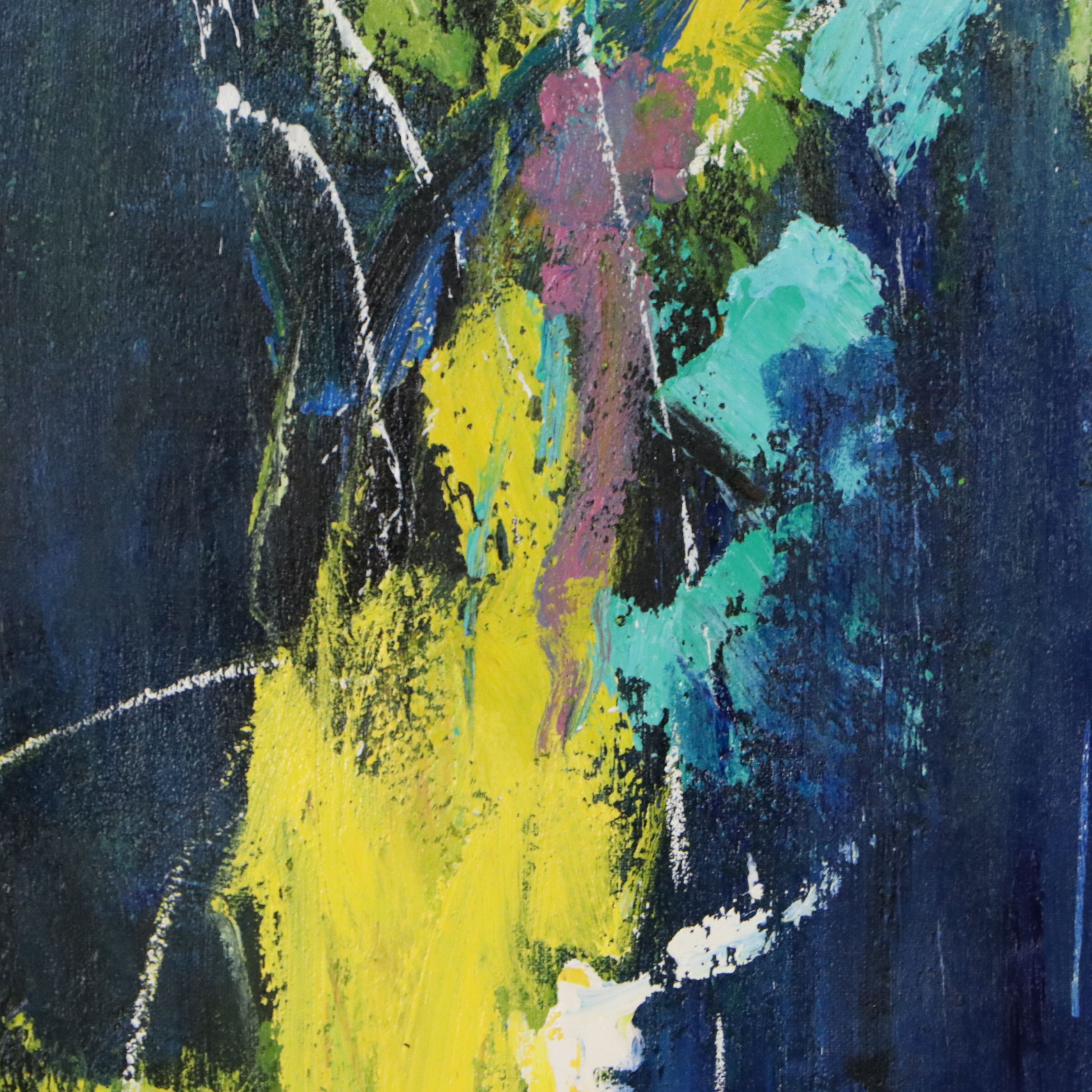 Adan Abstract Oil Painting "His Mind's Abstract"