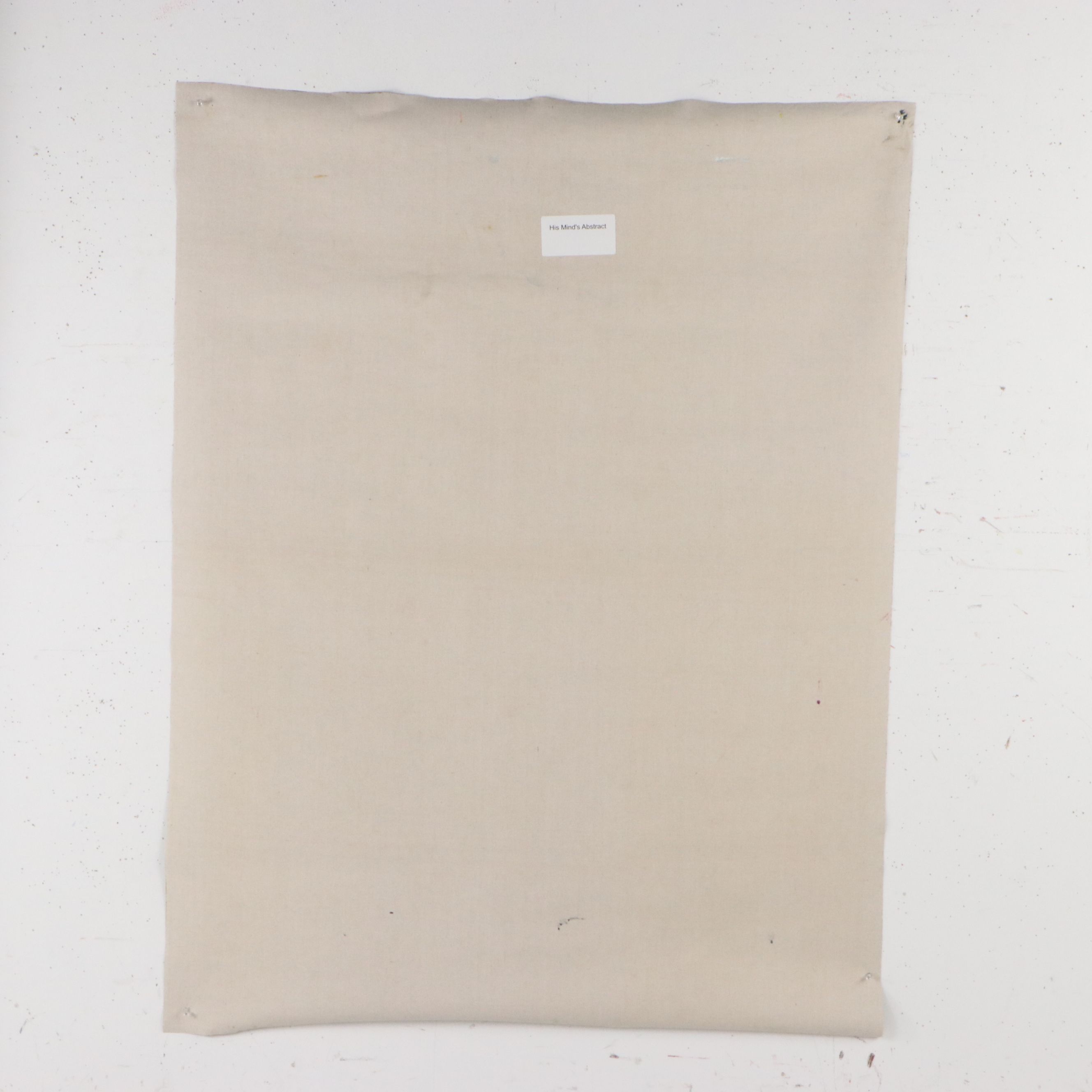 Adan Abstract Oil Painting "His Mind's Abstract"