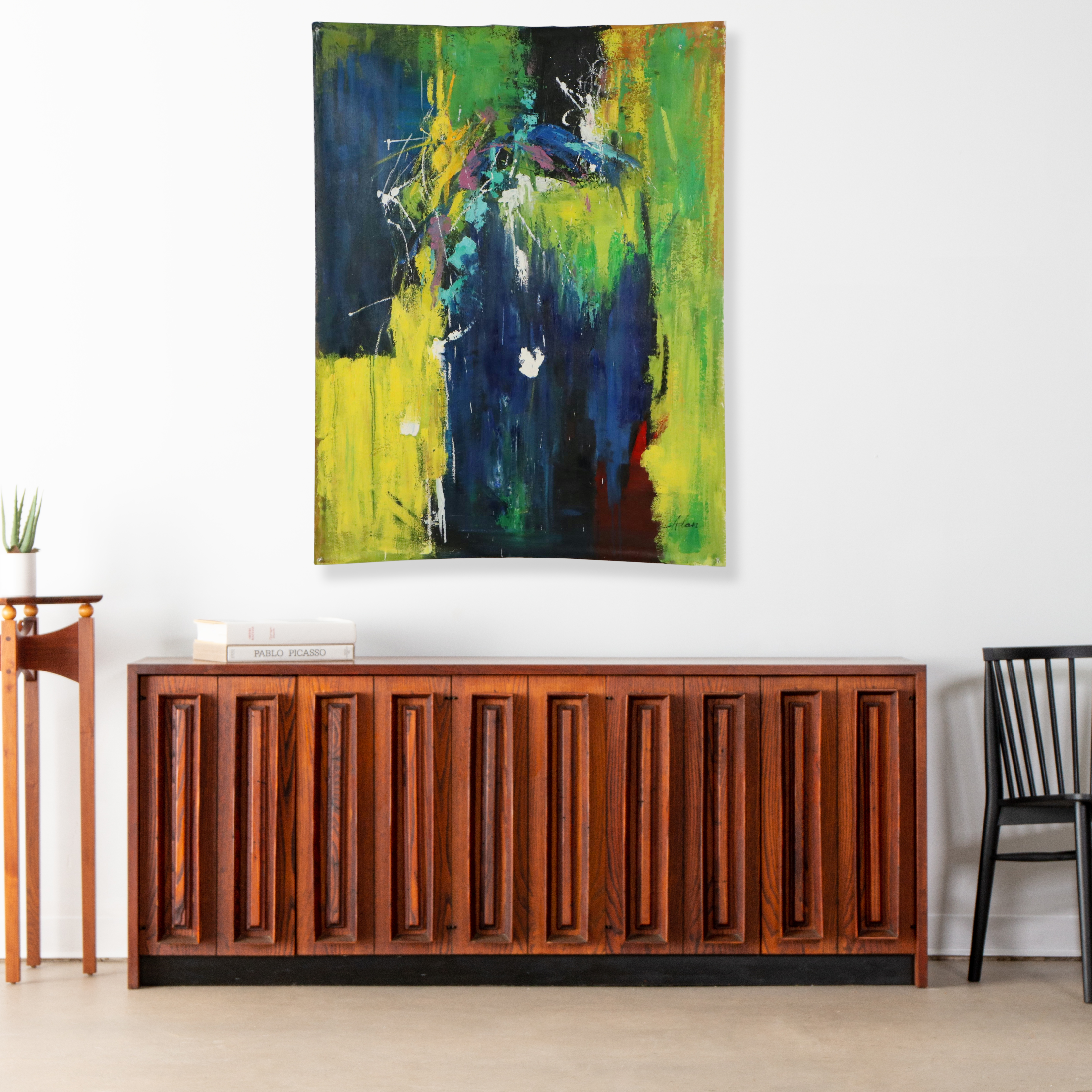 Adan Abstract Oil Painting "His Mind's Abstract"