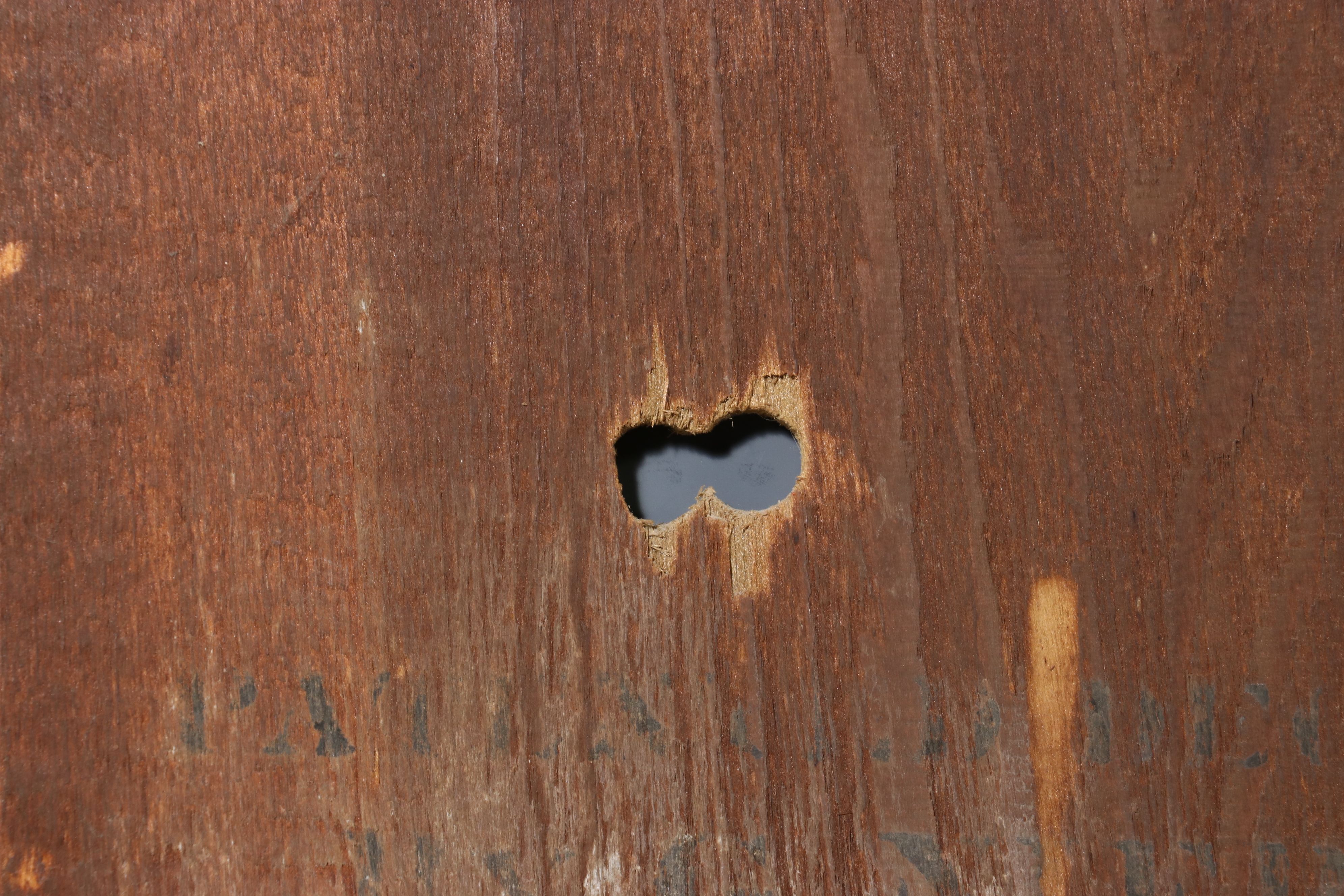 Victorian Cherry Glass Front Armoire Converted to Cabinet, 19th Century