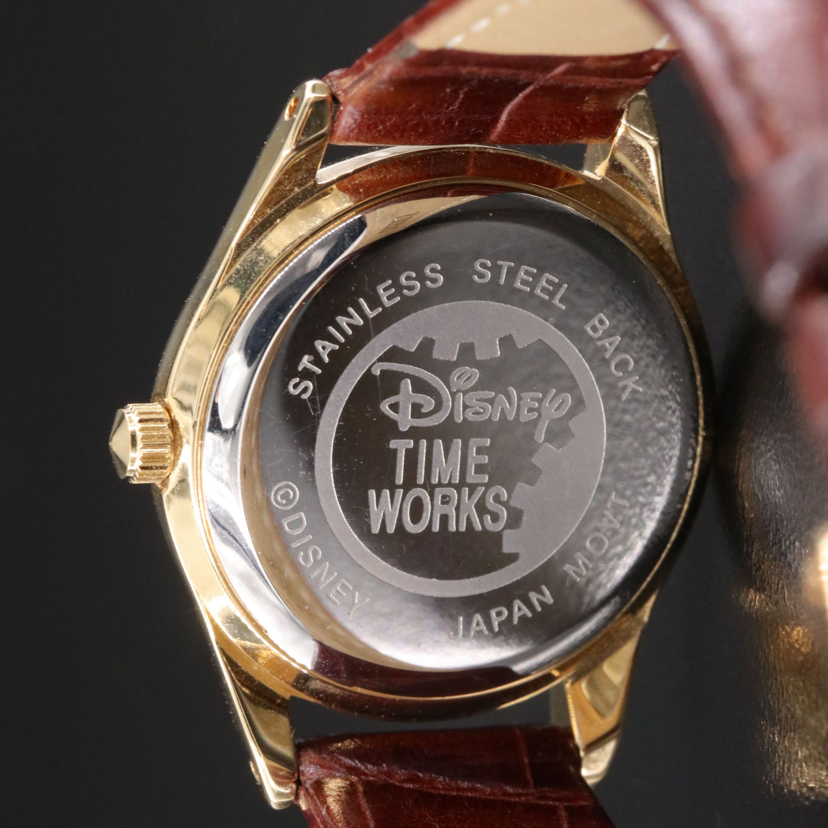 Disney's Minnie Mouse Gold-Tone Quartz Watch