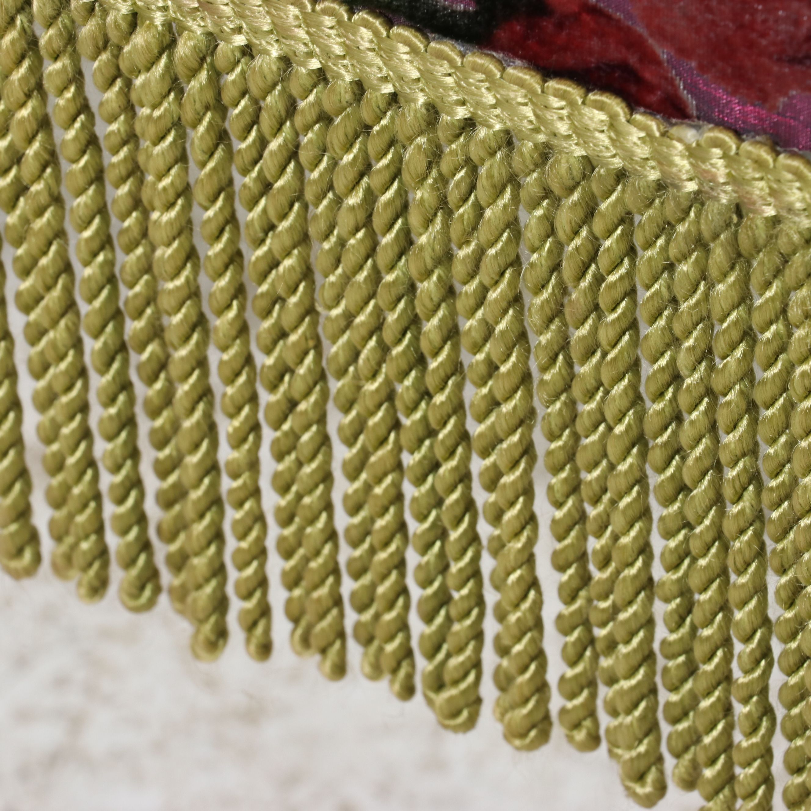 Rococo Revival Style Gilt Metal Vanity Bench with Floral Velvet Upholstery