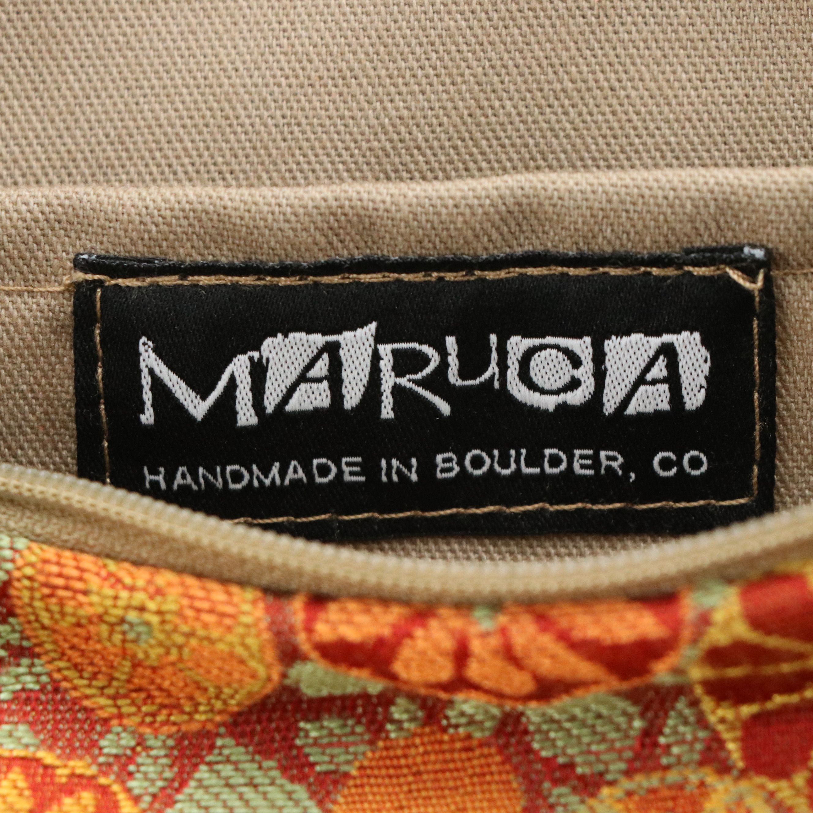 Maruca Tapestry Shoulder Bag, Other Handmade Leather Wallet, Upcycled Jean Bags