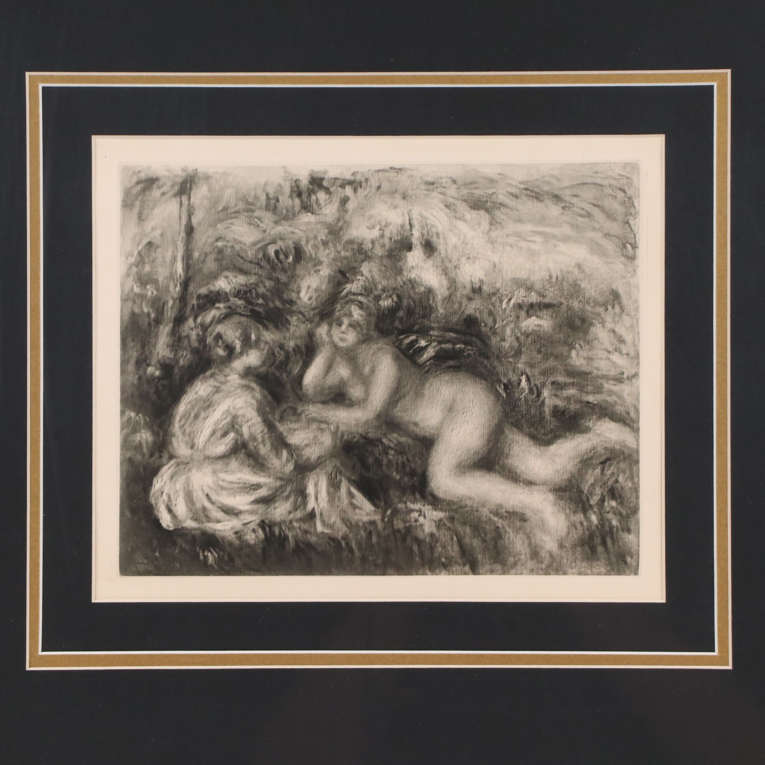 Heliogravure After Pierre-Auguste Renoir "Conversation after the Bath"