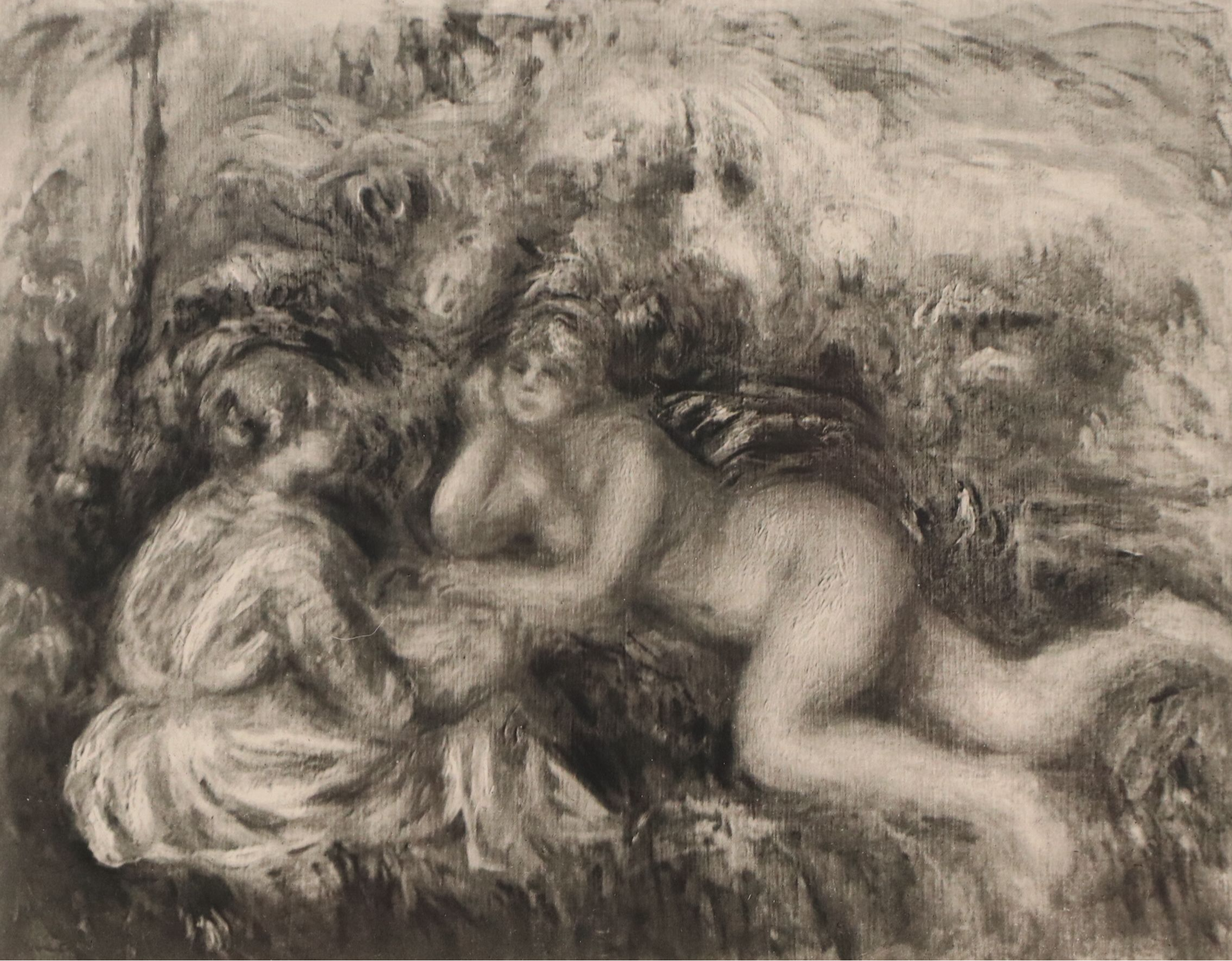 Heliogravure After Pierre-Auguste Renoir "Conversation after the Bath"