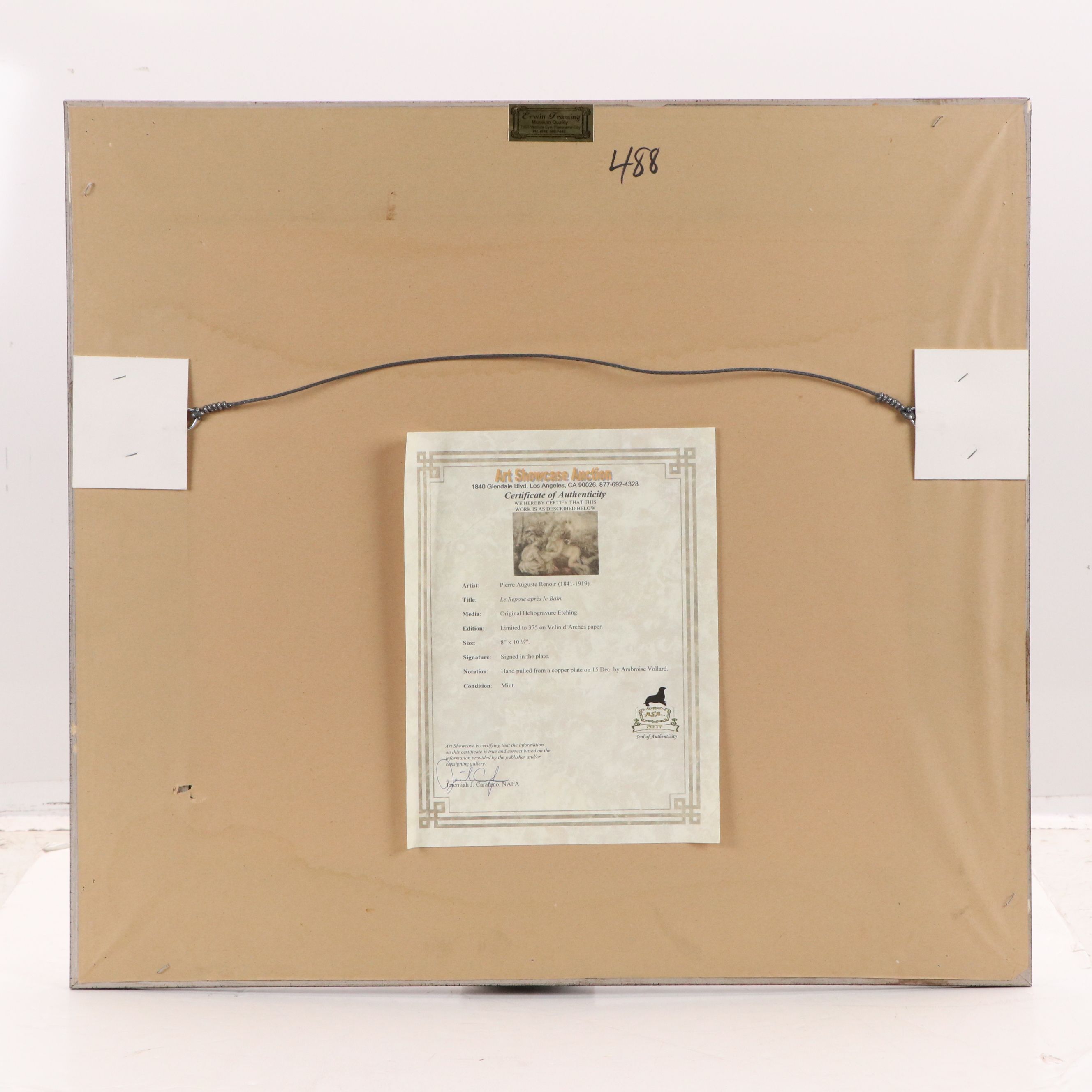 Heliogravure After Pierre-Auguste Renoir "Conversation after the Bath"