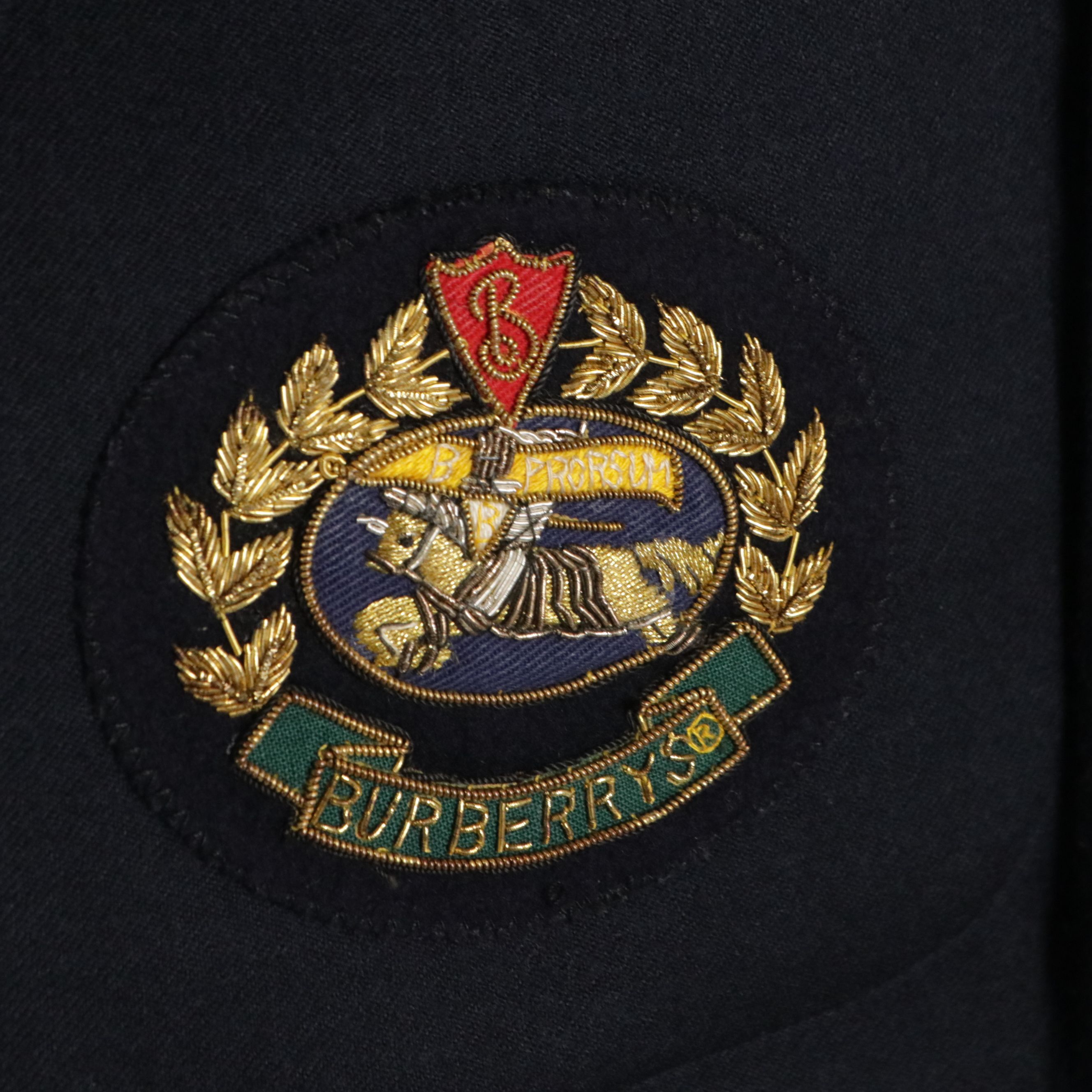 Men's Burberrys Blazer in Navy Wool