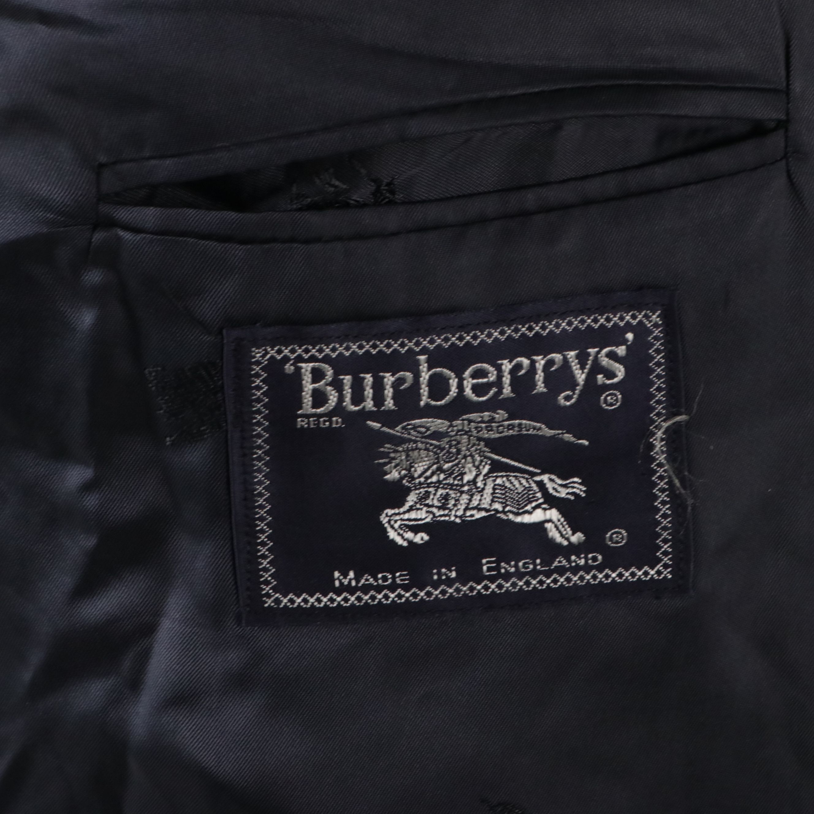 Men's Burberrys Blazer in Navy Wool