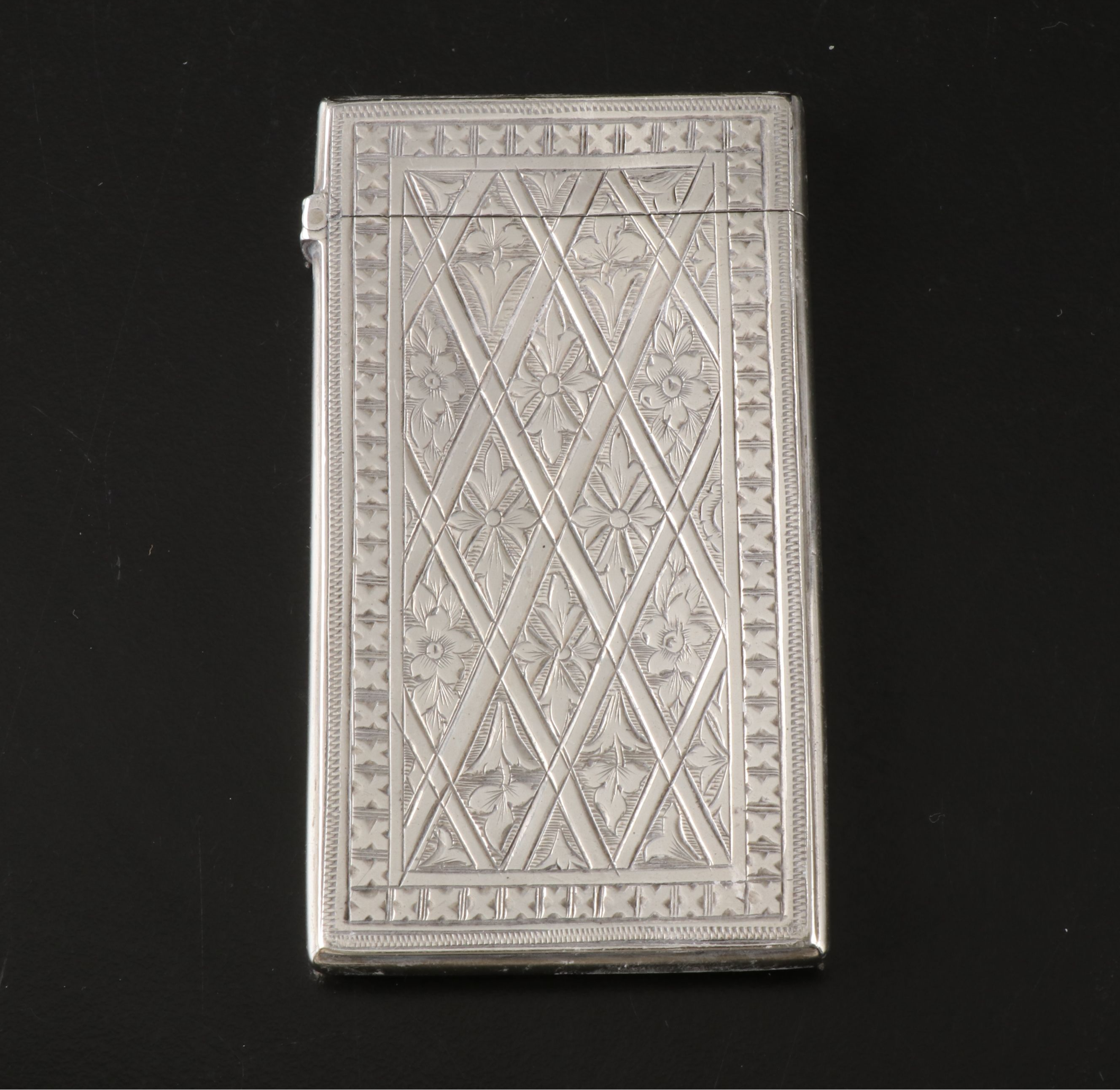 George Unite Sterling Vesta, Sterling Gorham Snuff Box, Late 19th/Early 20th C