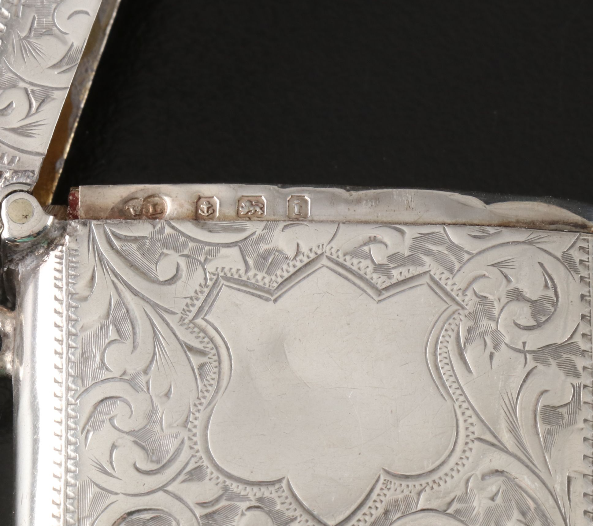 George Unite Sterling Vesta, Sterling Gorham Snuff Box, Late 19th/Early 20th C