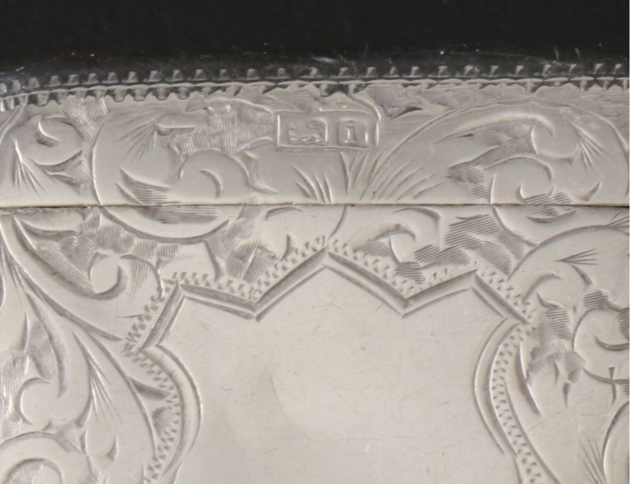 George Unite Sterling Vesta, Sterling Gorham Snuff Box, Late 19th/Early 20th C