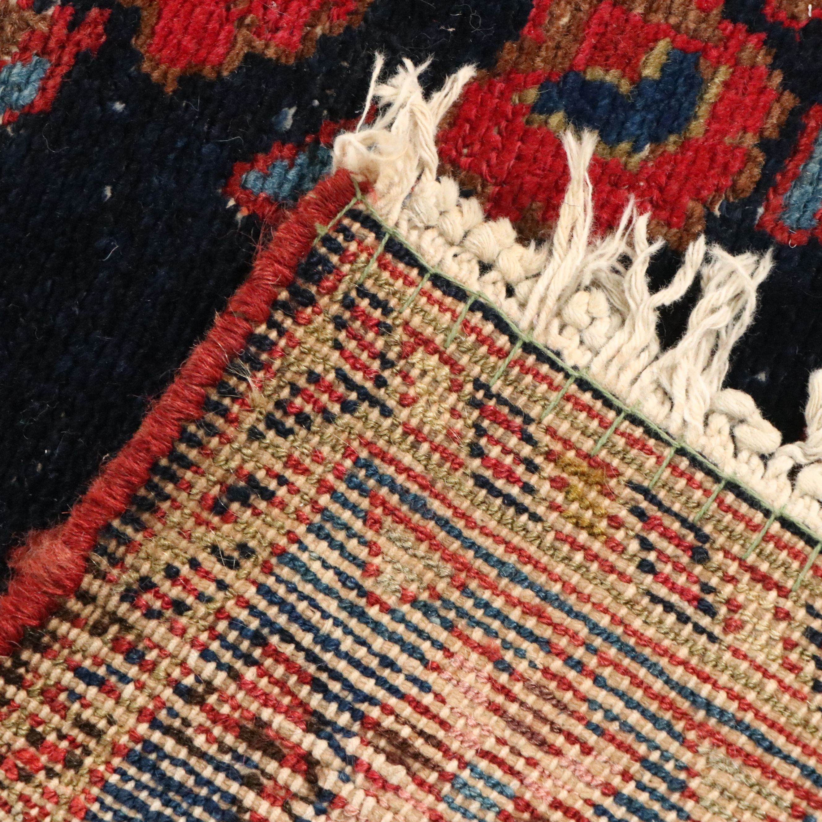 4'5 x 7'2 Hand-Knotted Persian Hamadan Area Rug