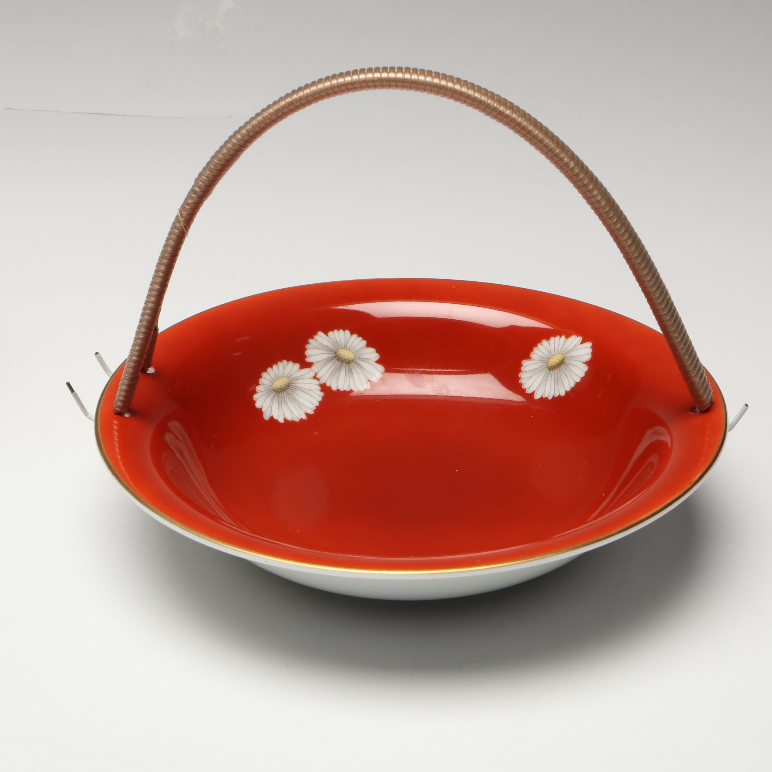 Koransha "Old Imari" and Orchid Bone China Cups and Bowls with Noritake Bowl