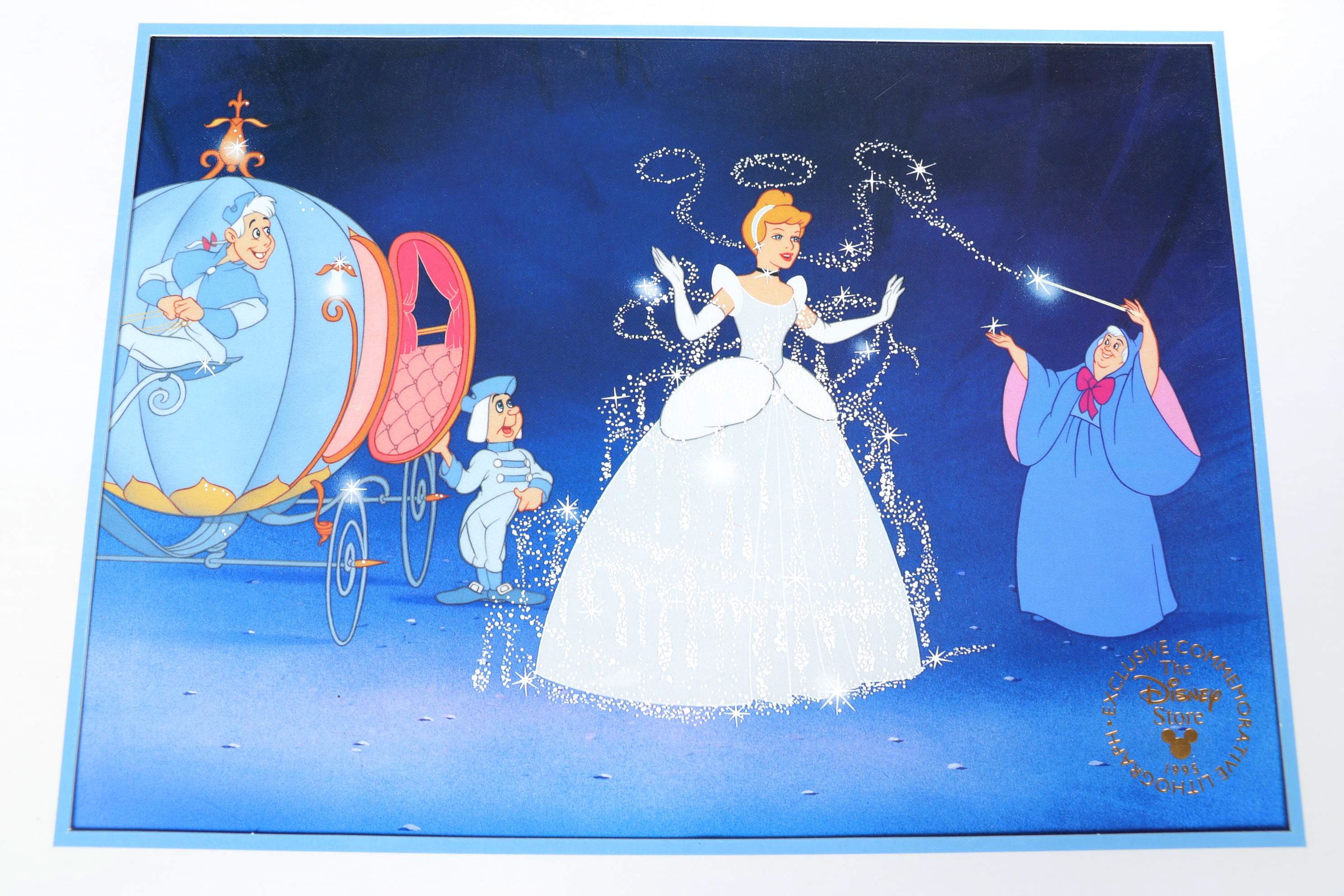 Collection of Commemorative Walt Disney Offset Lithographs & Postcards, C. 1990