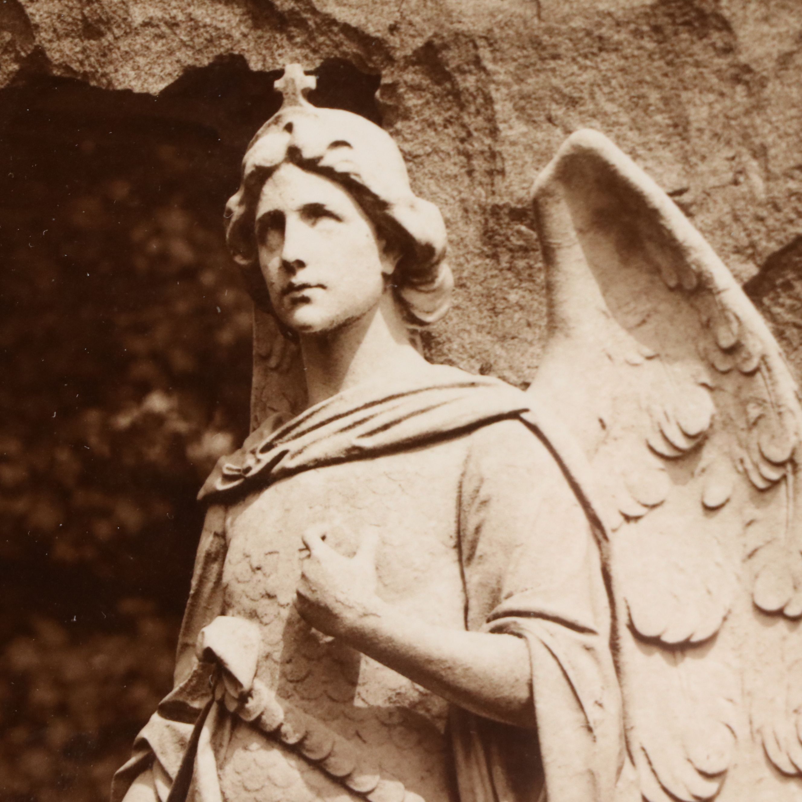 Sepia-Toned Photographic Print "Dragon Slayer," 2003