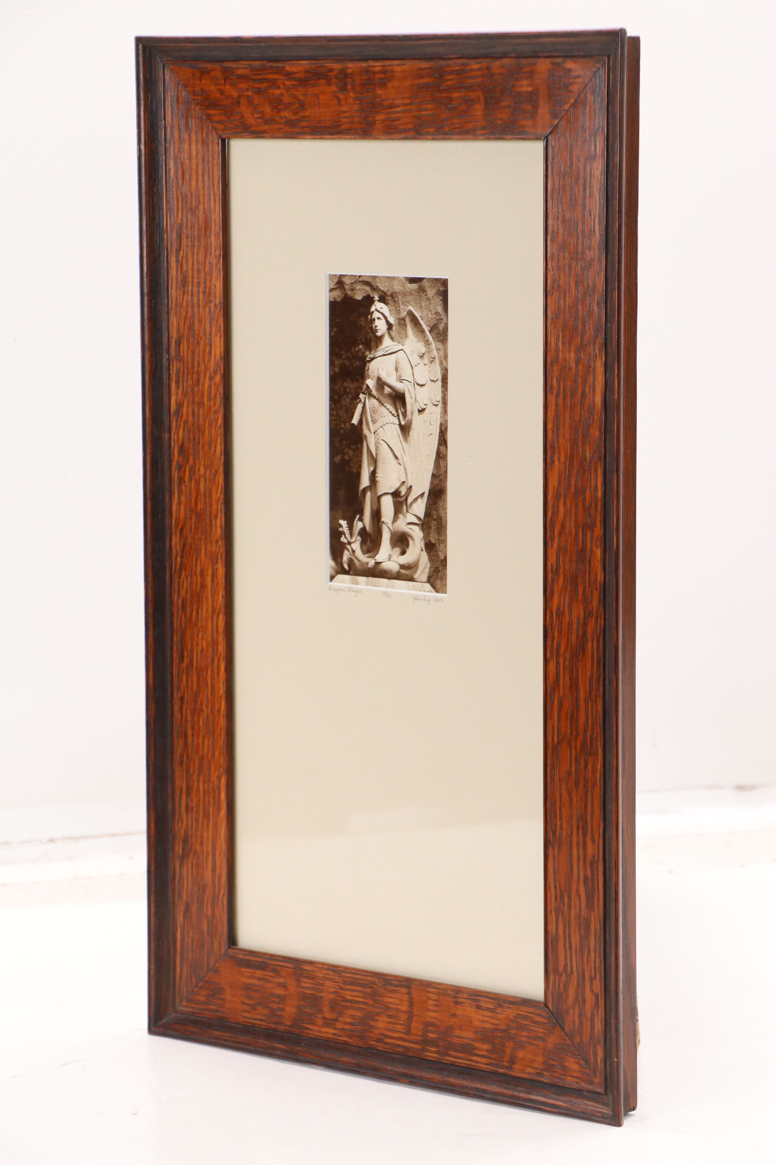 Sepia-Toned Photographic Print "Dragon Slayer," 2003
