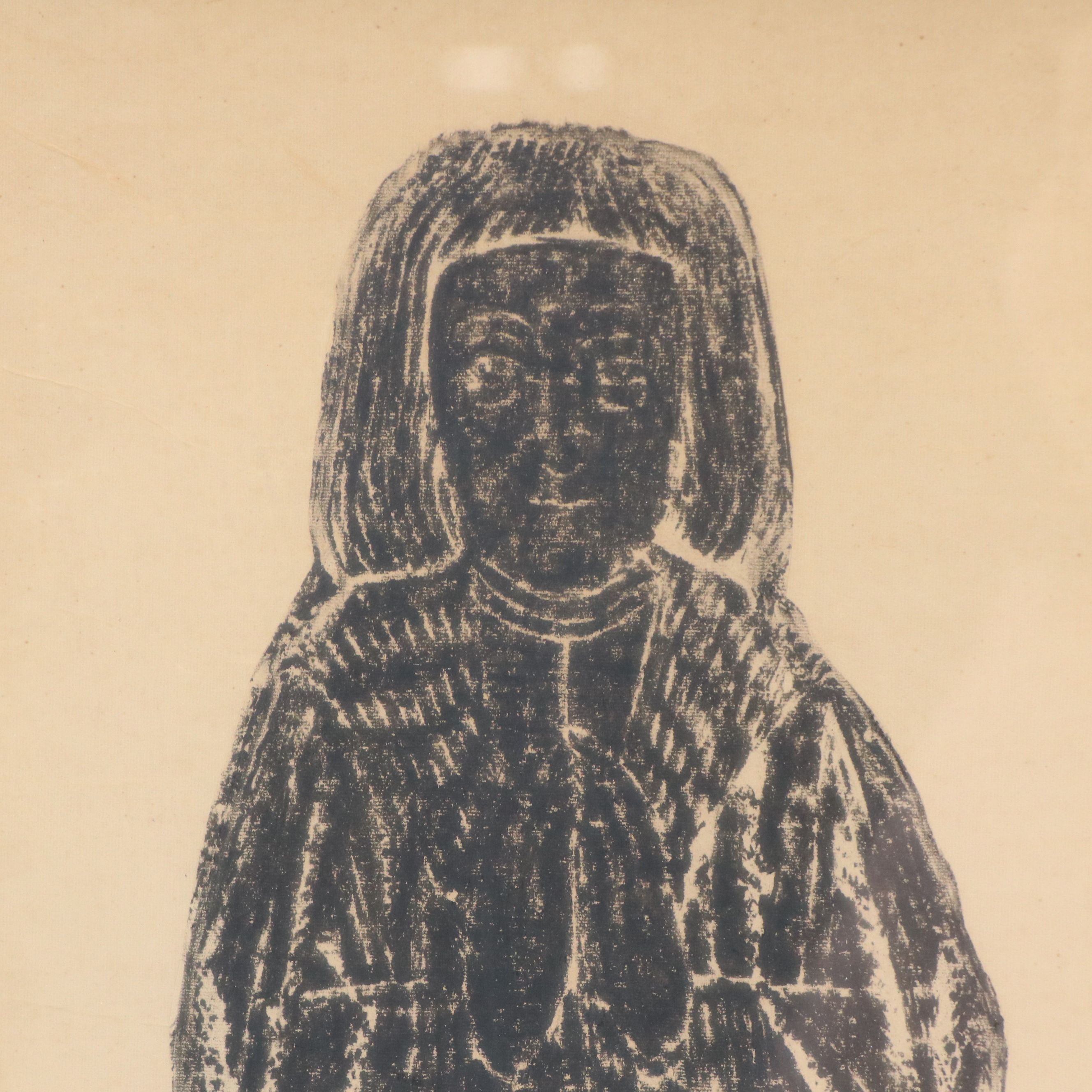 English Brass Rubbings of Medieval Figures