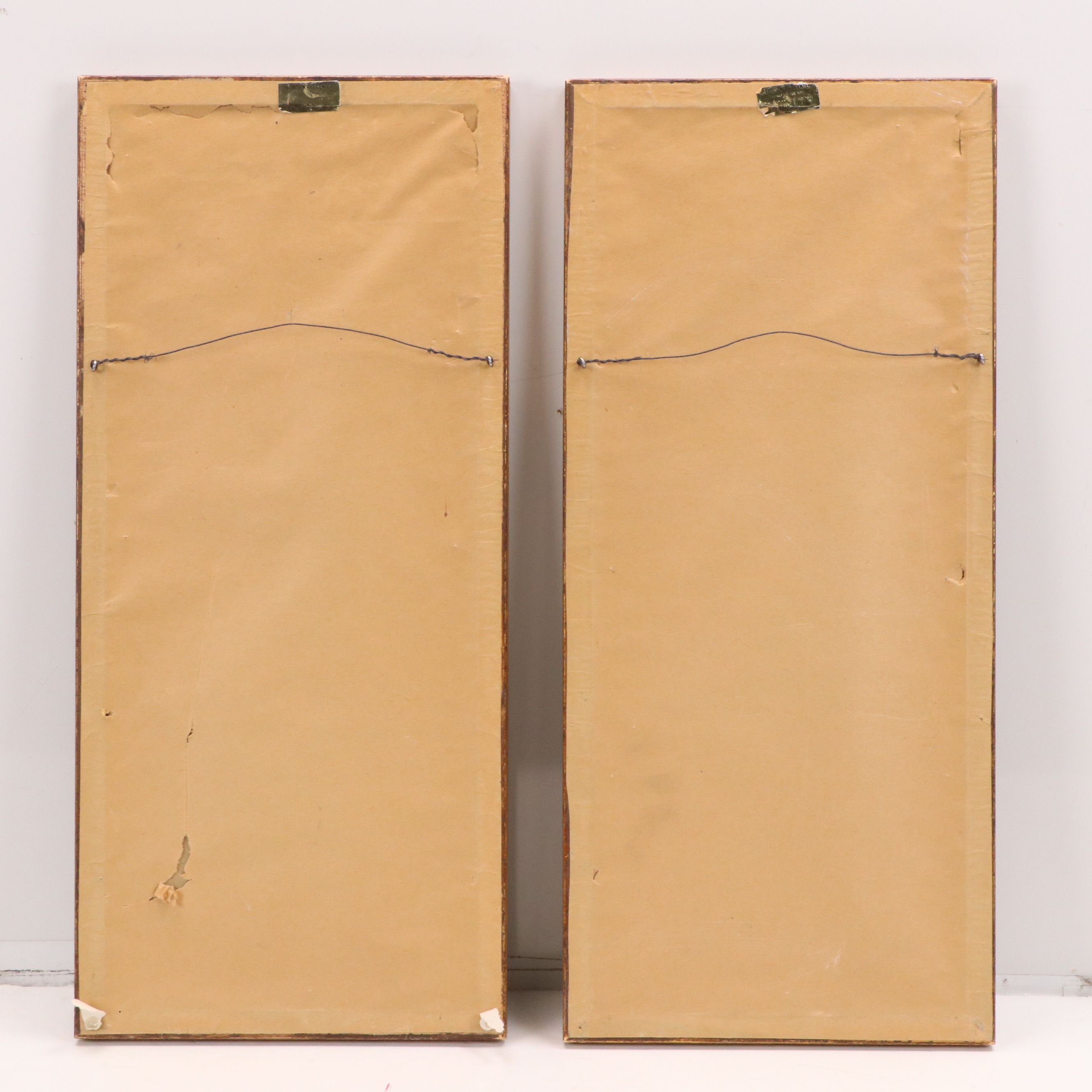 English Brass Rubbings of Medieval Figures