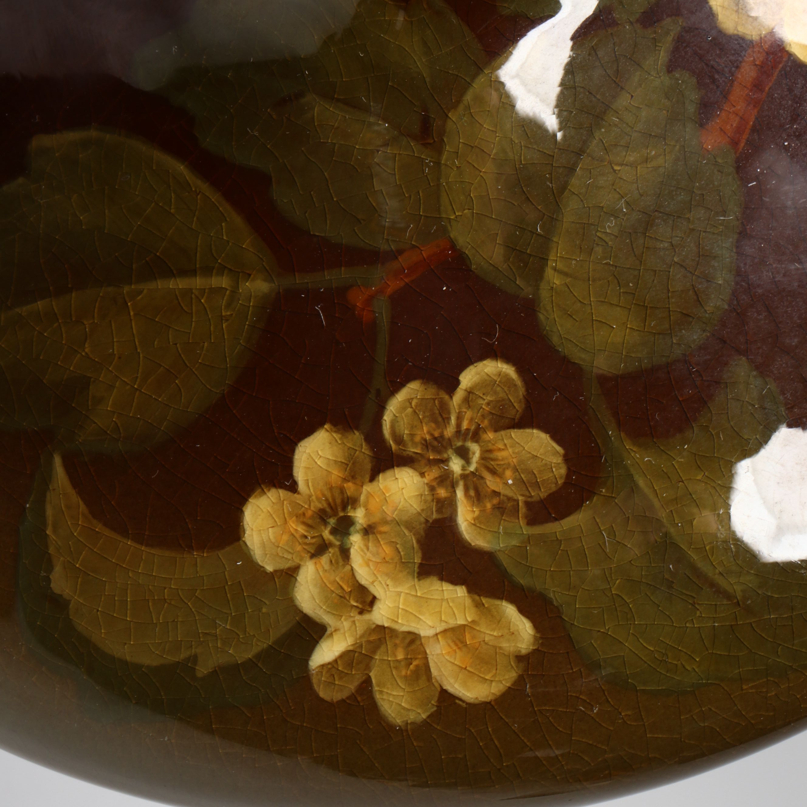 Caroline F. Bonsall for Rookwood Pottery Floral Ceramic Ewer, 1902