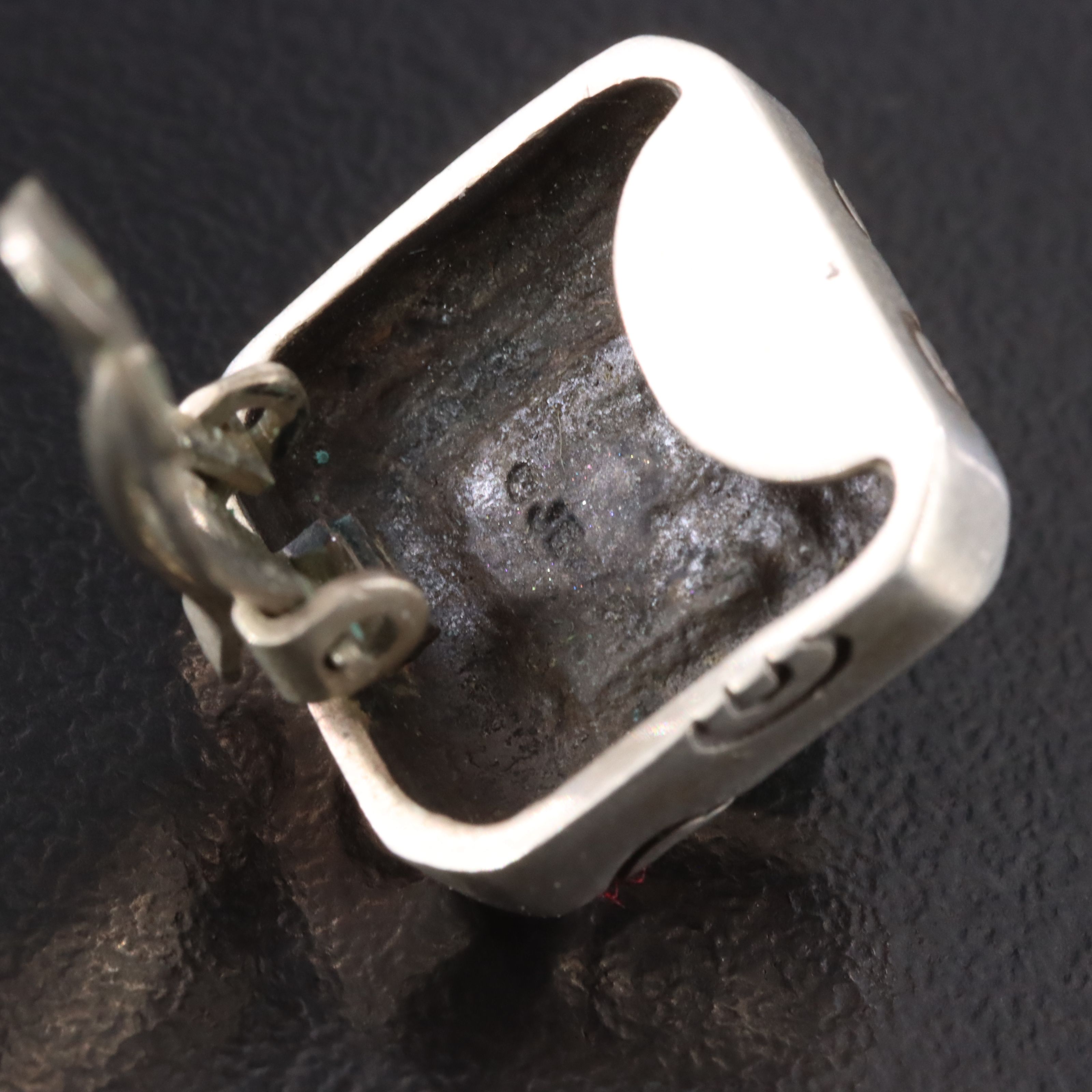 Sterling Peridot Square Clip Earrings