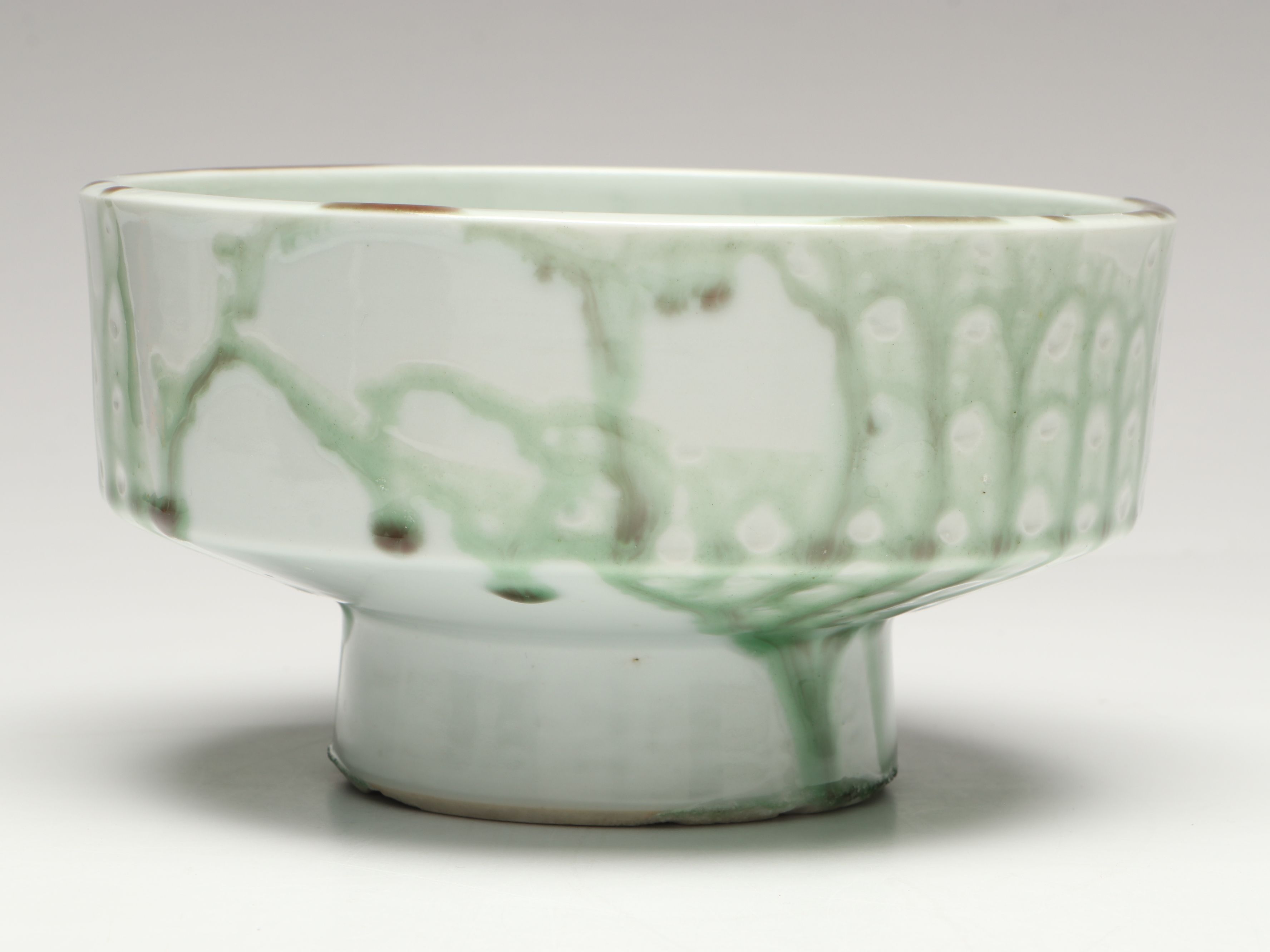 Green Glaze Ceramic Planters and Tableware