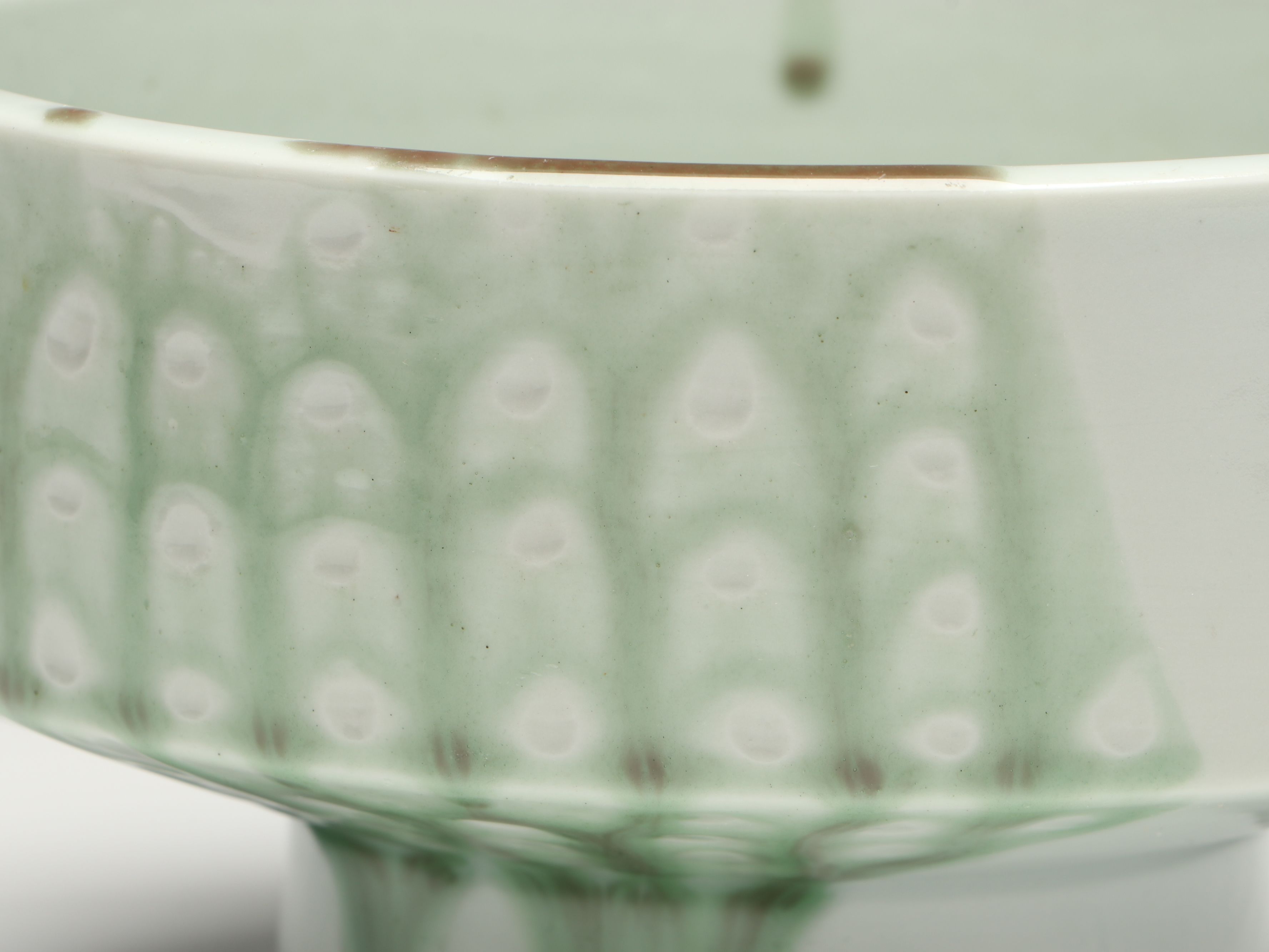 Green Glaze Ceramic Planters and Tableware