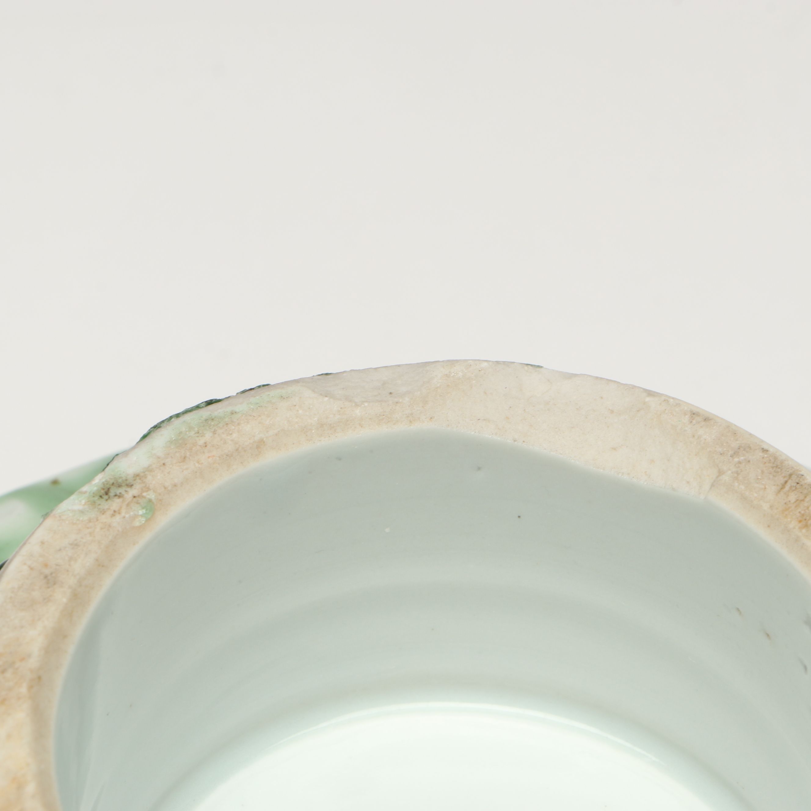 Green Glaze Ceramic Planters and Tableware