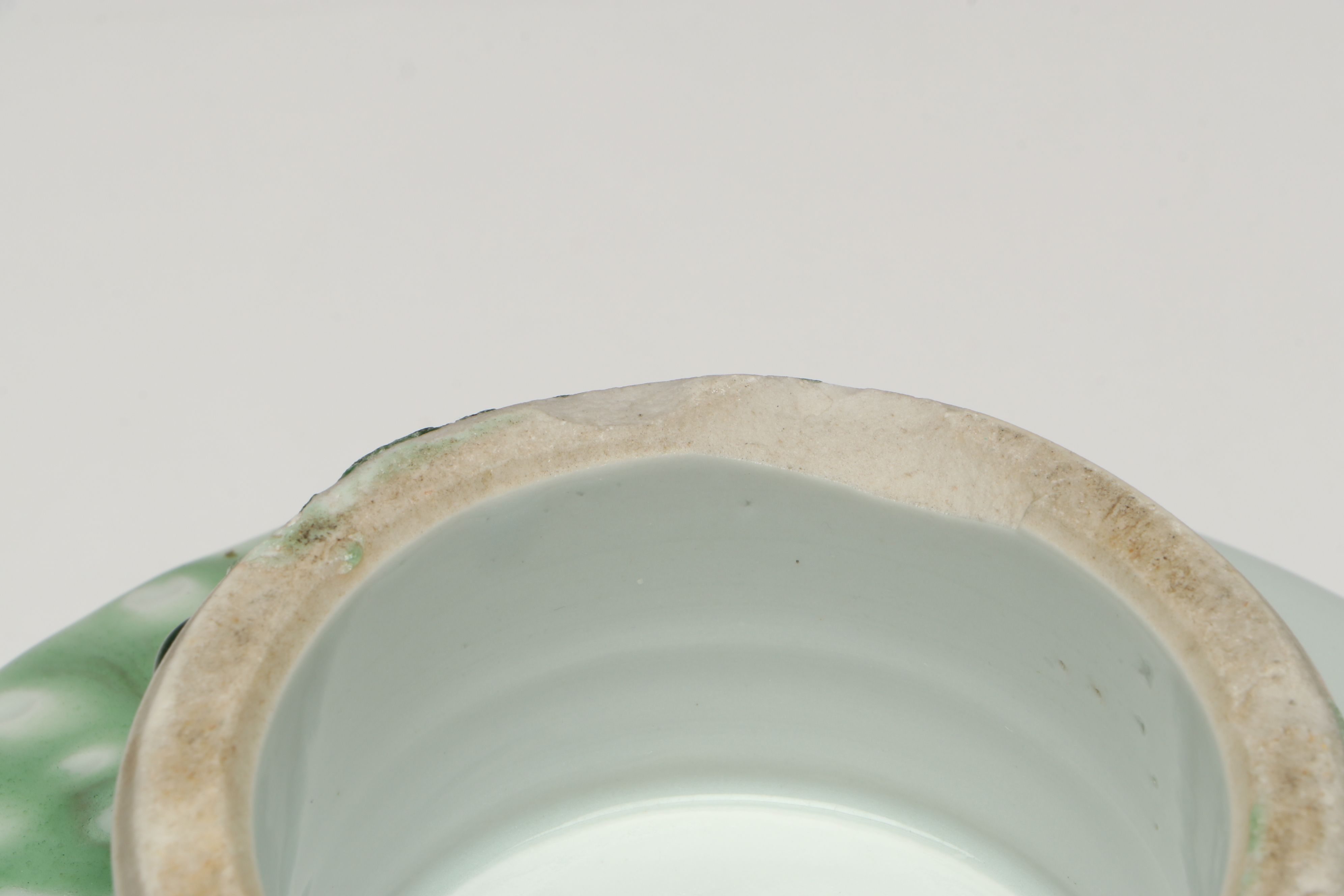 Green Glaze Ceramic Planters and Tableware