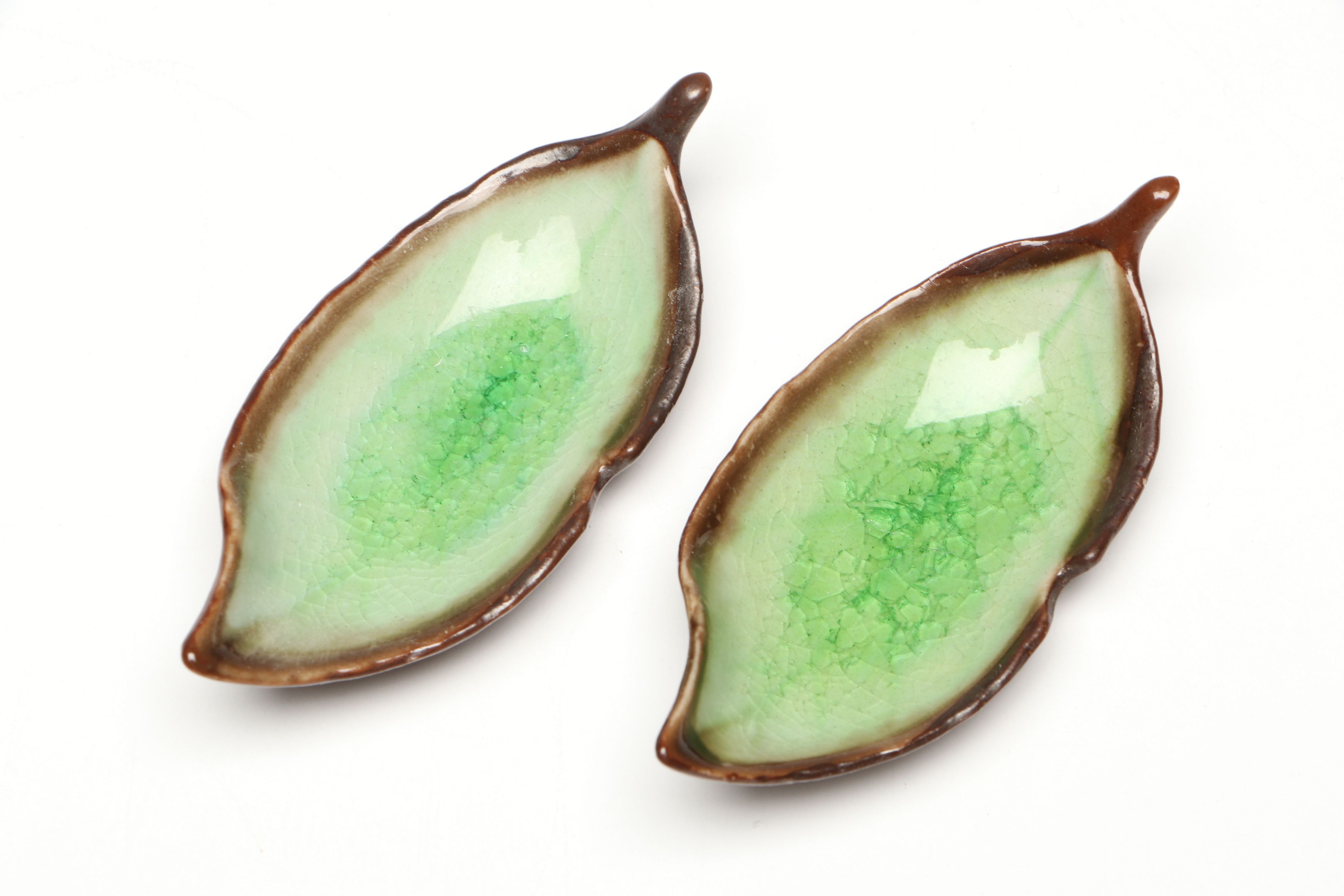 Green Glaze Ceramic Planters and Tableware