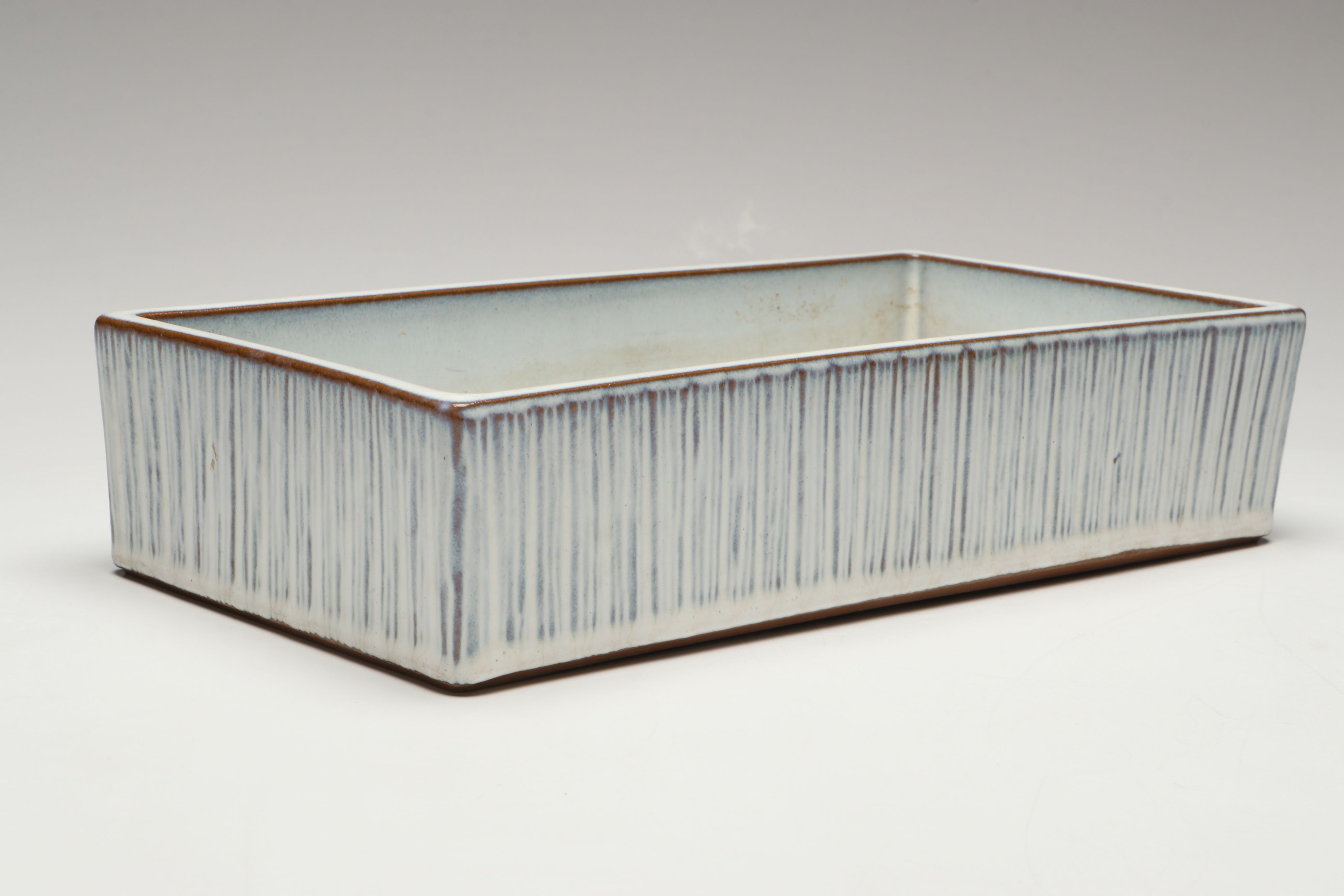 Green Glaze Ceramic Planters and Tableware