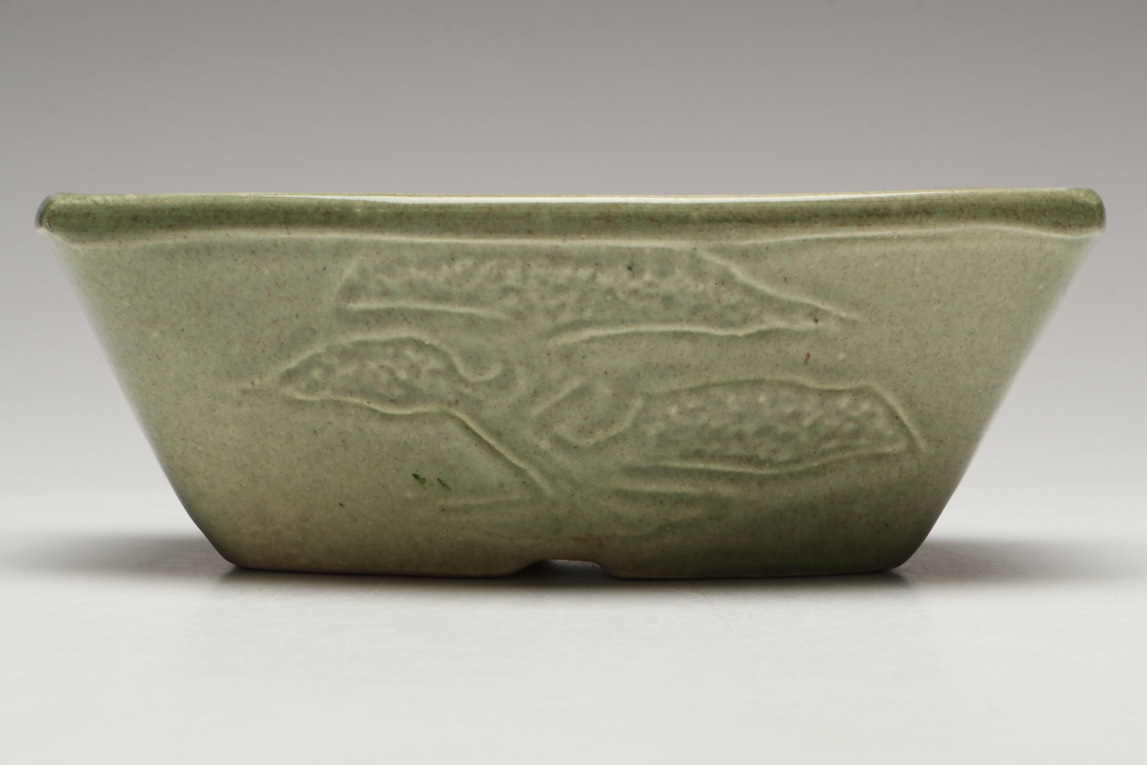 Green Glaze Ceramic Planters and Tableware