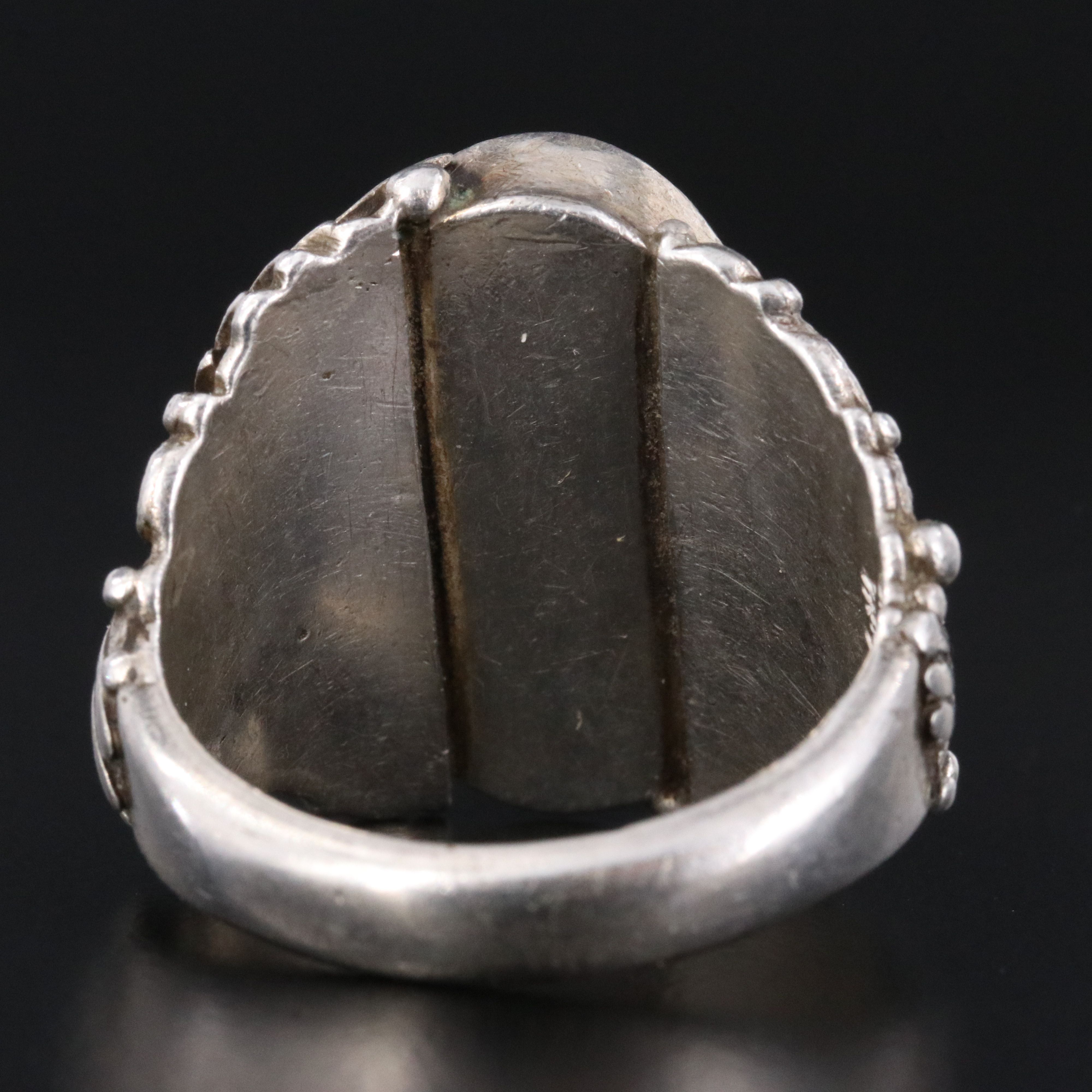 Oliver Smith Navajo Diné Sterling Turquoise Ring