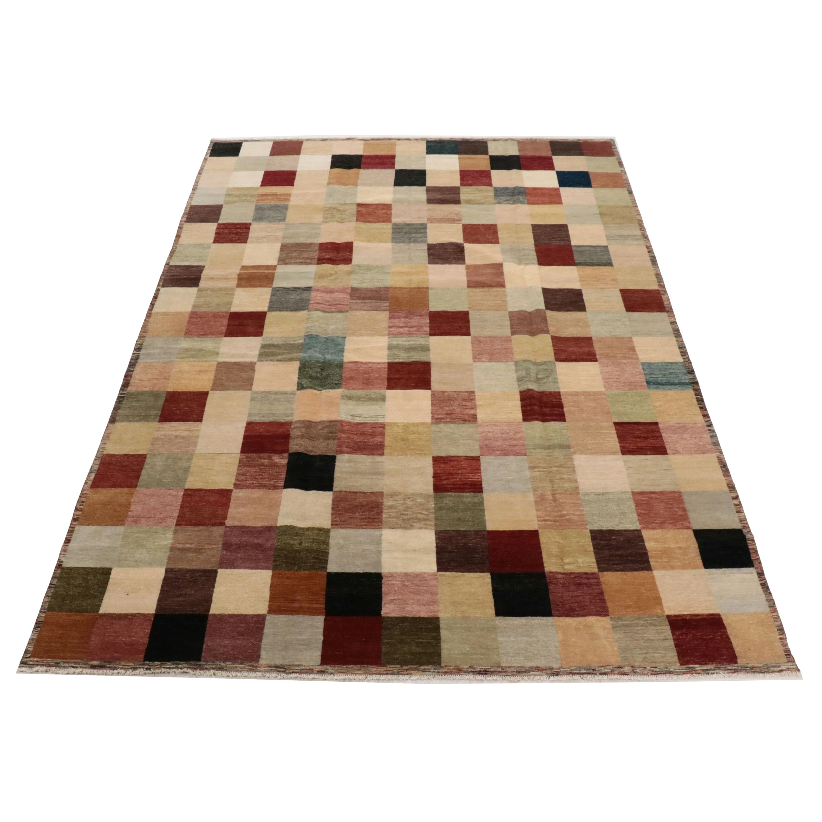 10'5 x 13'4 Hand-Knotted Indo-Persian Gabbeh Room Sized Rug