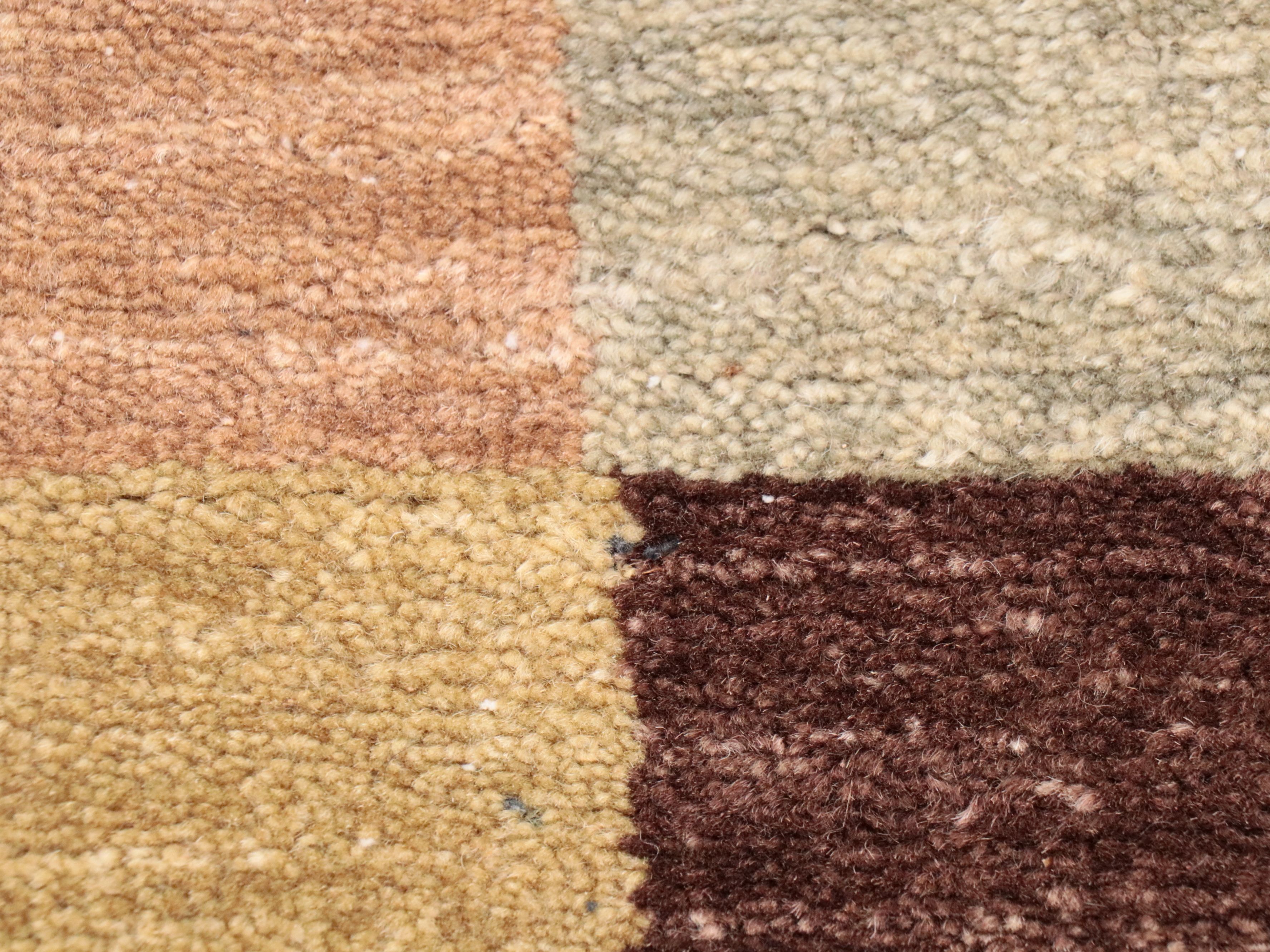 10'5 x 13'4 Hand-Knotted Indo-Persian Gabbeh Room Sized Rug