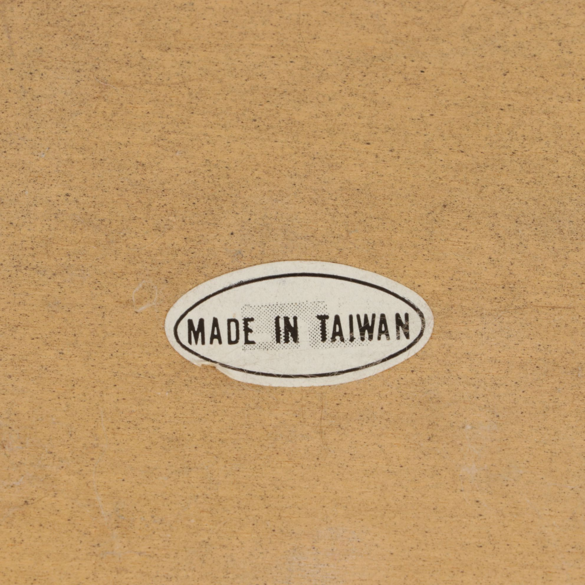 Chinese Style Burlwood Small Cabinet with Brass Accents