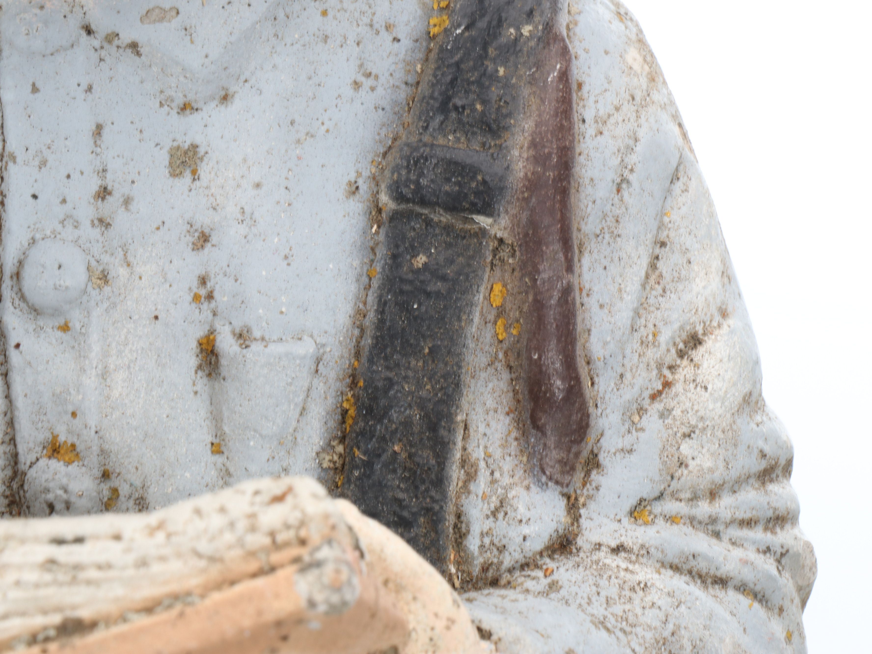 Sitting Concrete Boy Reading Book