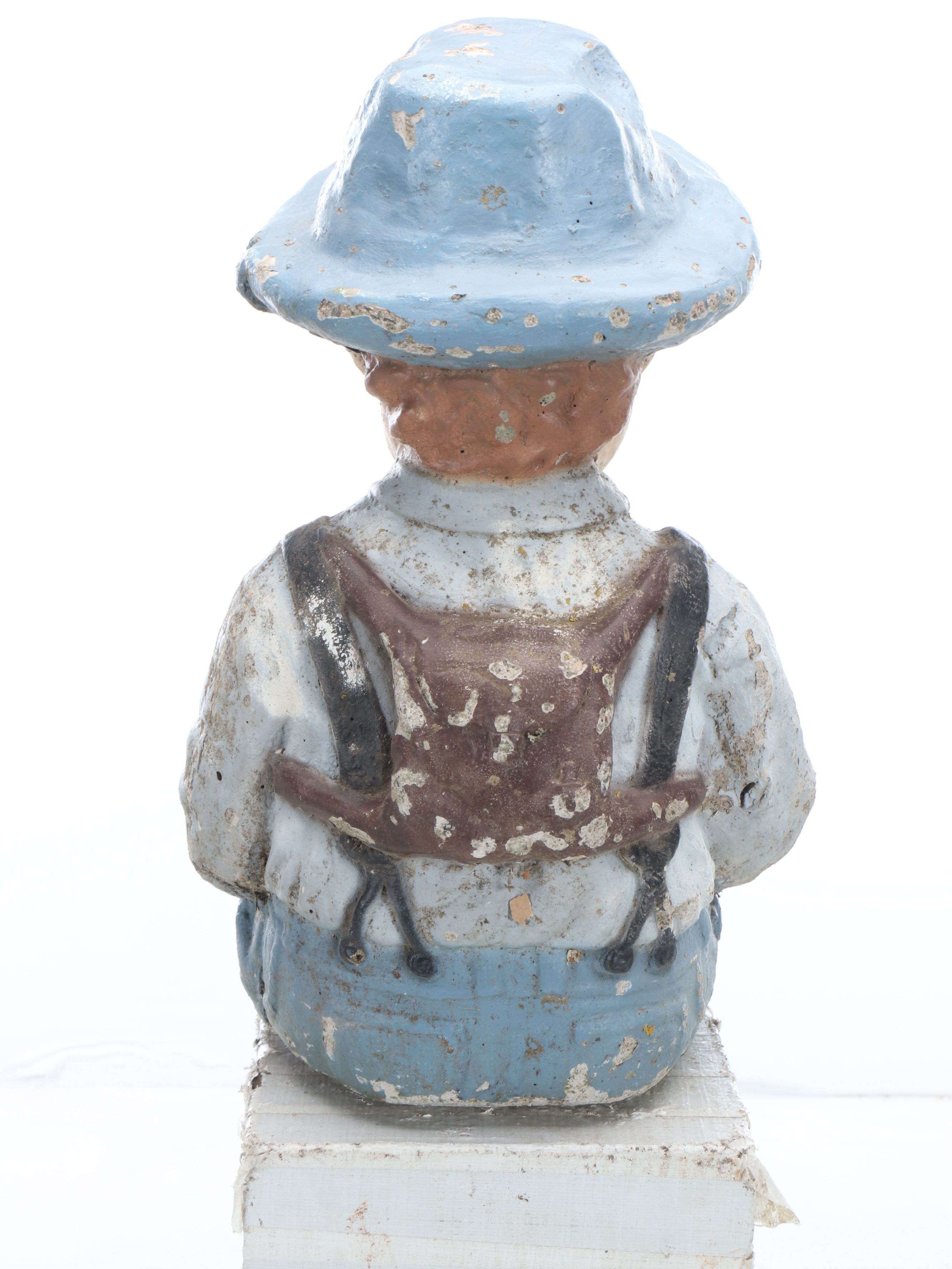 Sitting Concrete Boy Reading Book